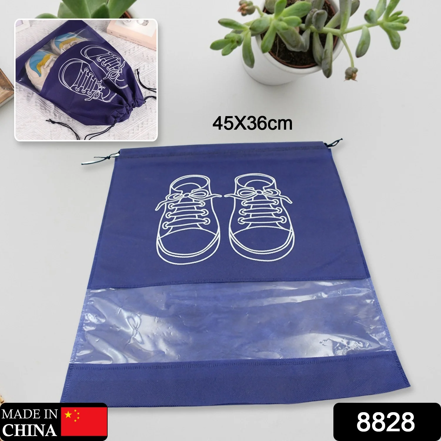 Beach Bag Shoes Storage Bag (1 Pc  / Mix Color) - Image 2