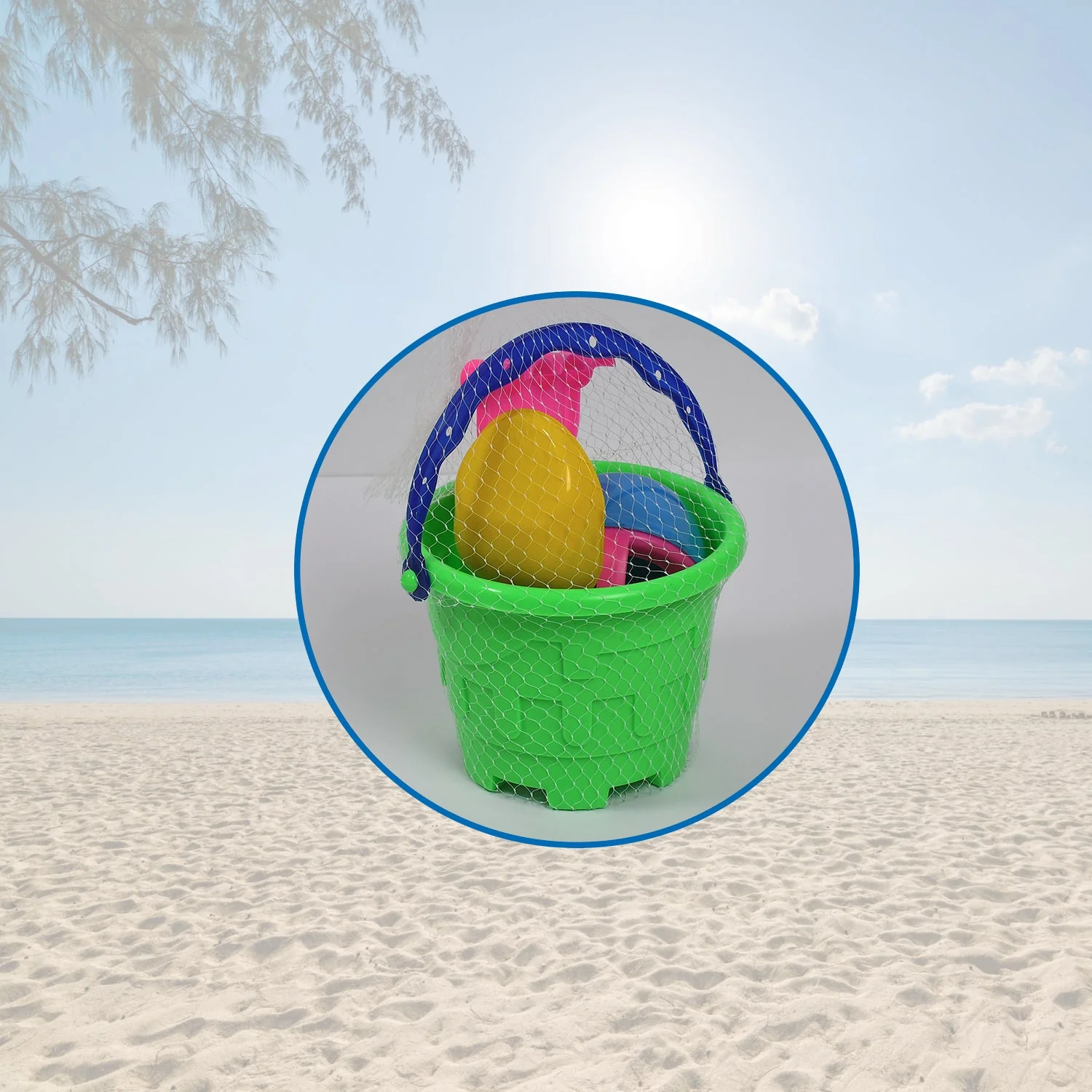 Beach Sand Castle Toy Set for Kids - 6 Pcs Summer Play - Image 7
