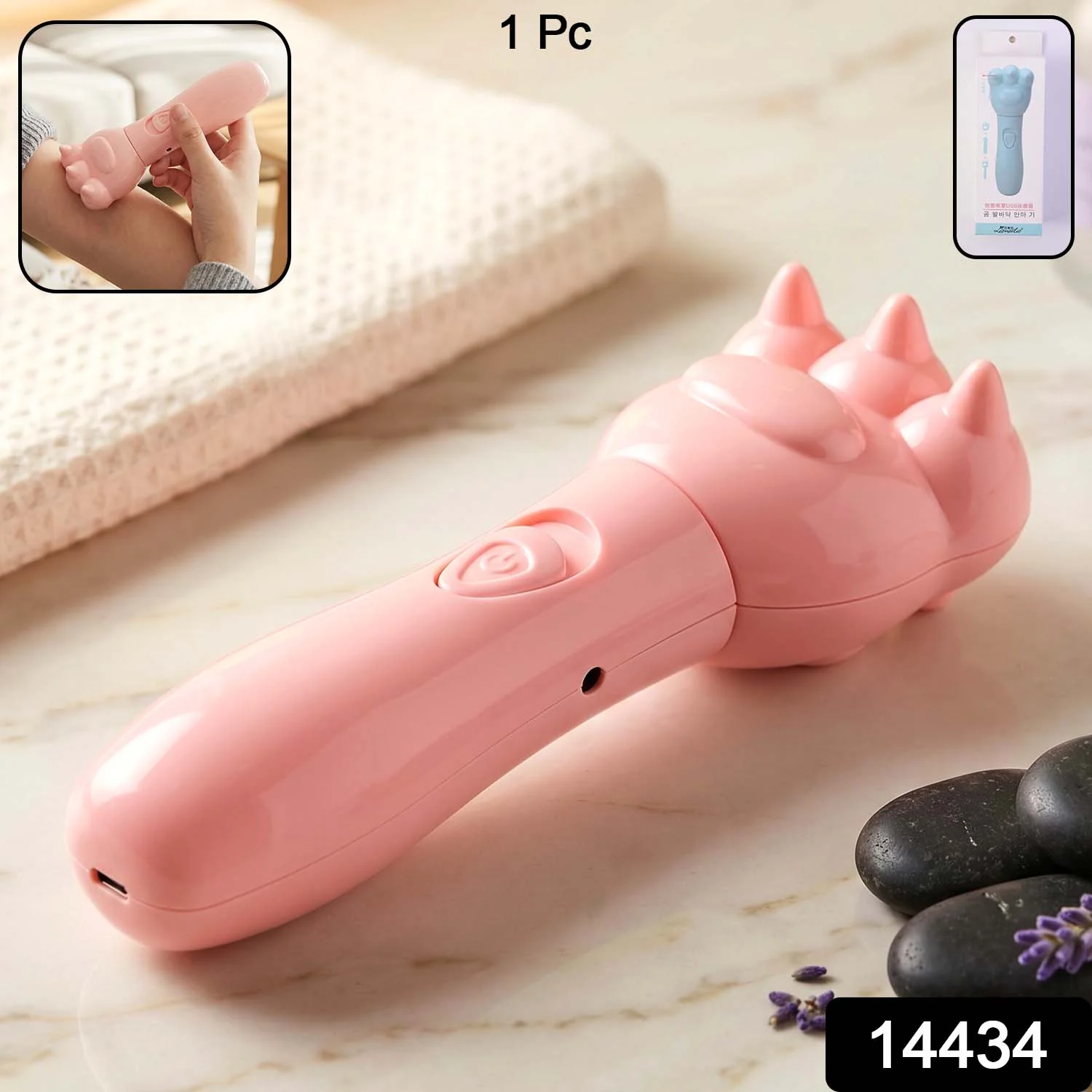 Cute Bear Shape Electric Hand Massager for Relaxation Itching Relief - Image 2
