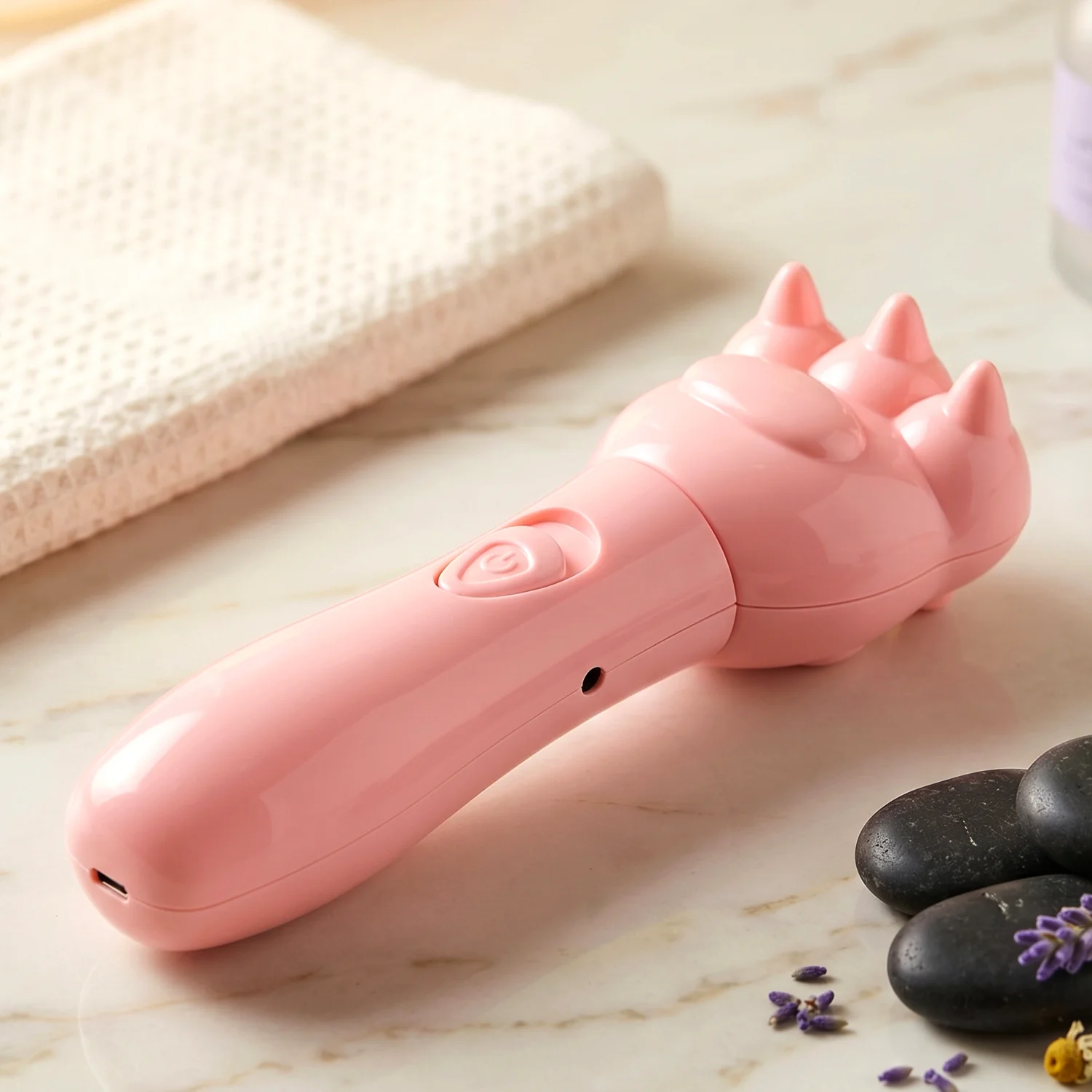 Cute Bear Shape Electric Hand Massager for Relaxation Itching Relief - Image 8