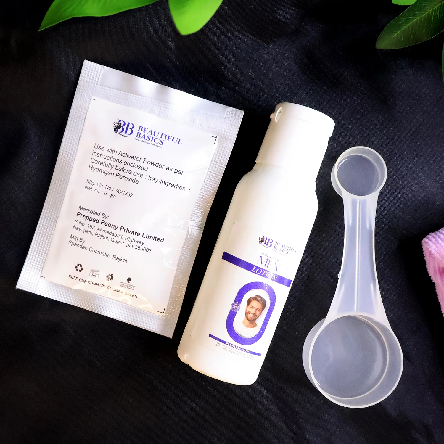 Beautiful Basics Men’s Simple Bleach Cream Kit (1 Set) - Image 3