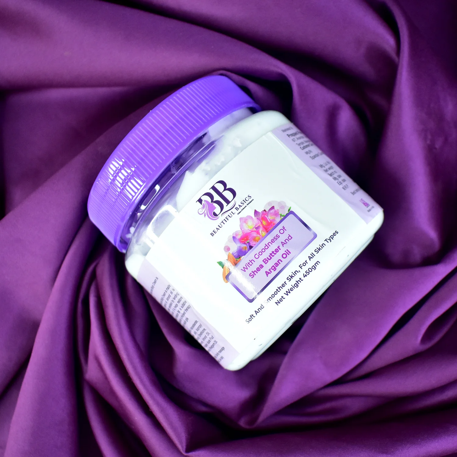 Beautiful Basics Shea Butter & Argan Oil Body Cream – 450g - Image 4