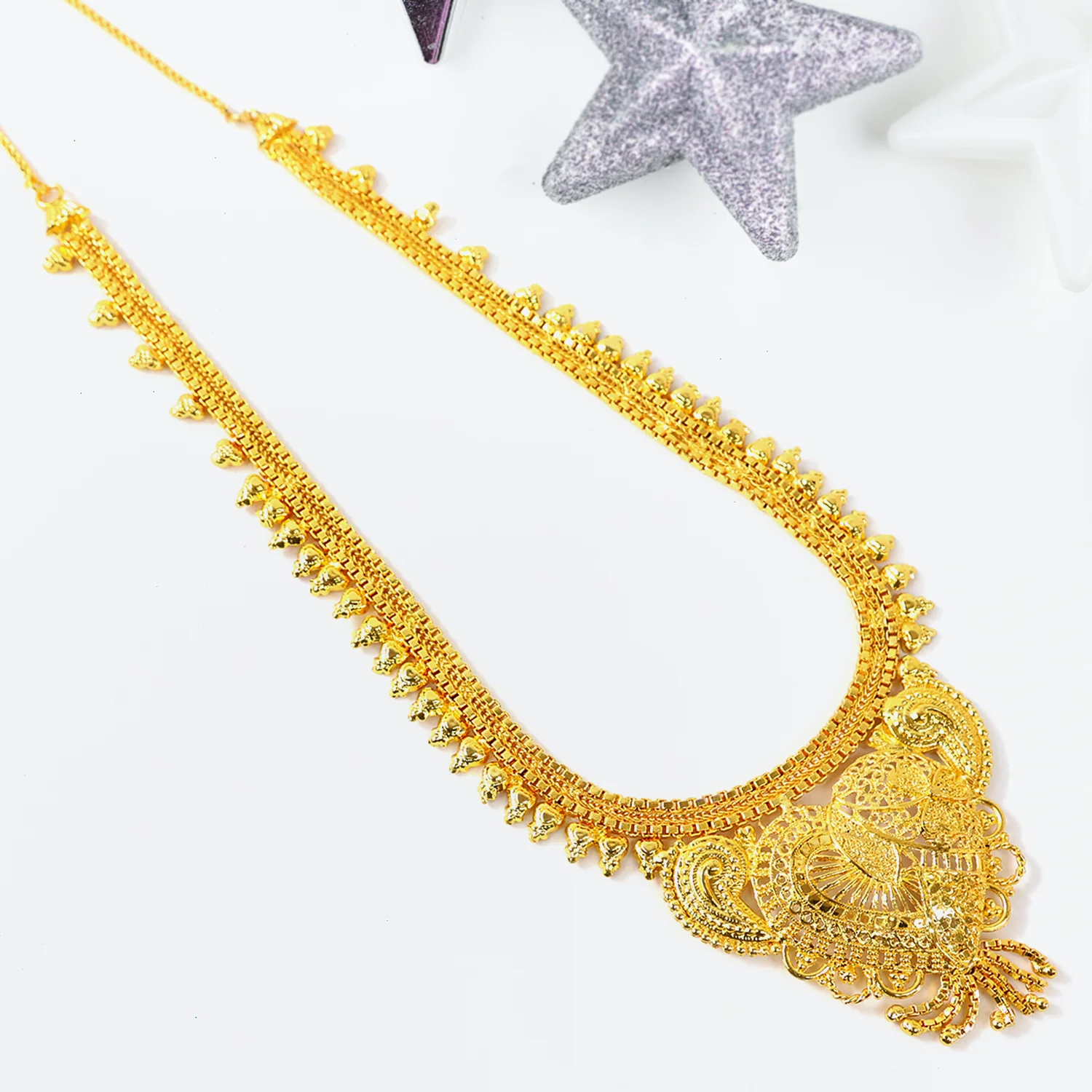 Beautiful Necklace With Matching Earrings Set Of 2 Piece - Image 5