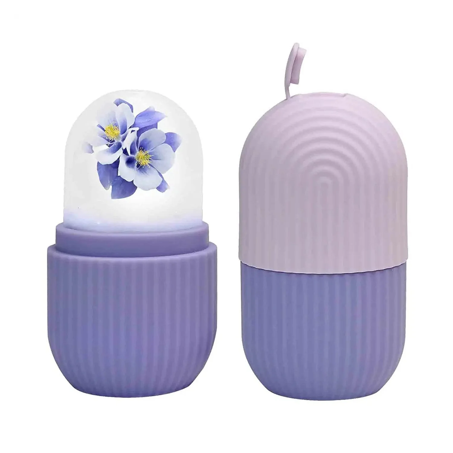 Beauty Ice Roller for Face & Eye Massage (Reusable, Purple / Without Box) - Image 14