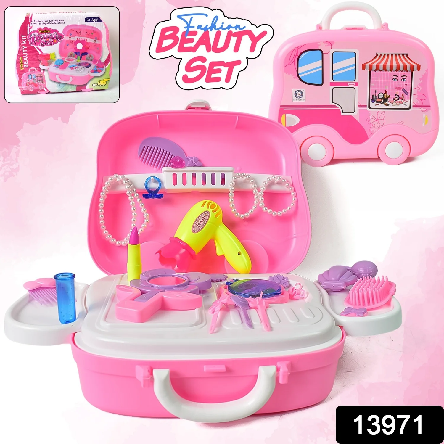 Beauty Make up case and Cosmetic Toy Set - Image 2