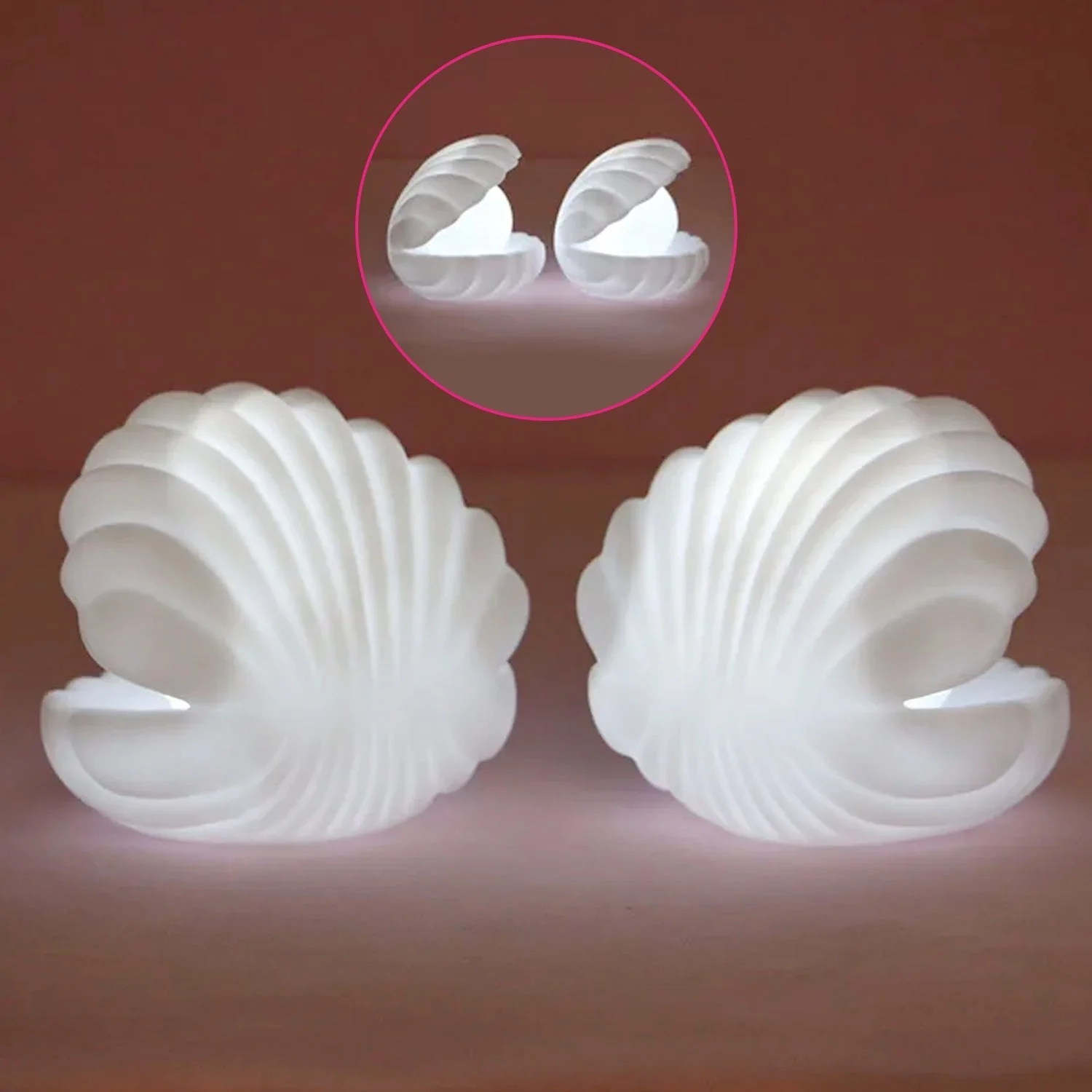 Pearl Shell Night Lamp Decorate Desk Lights For Bedroom & Home - Image 7