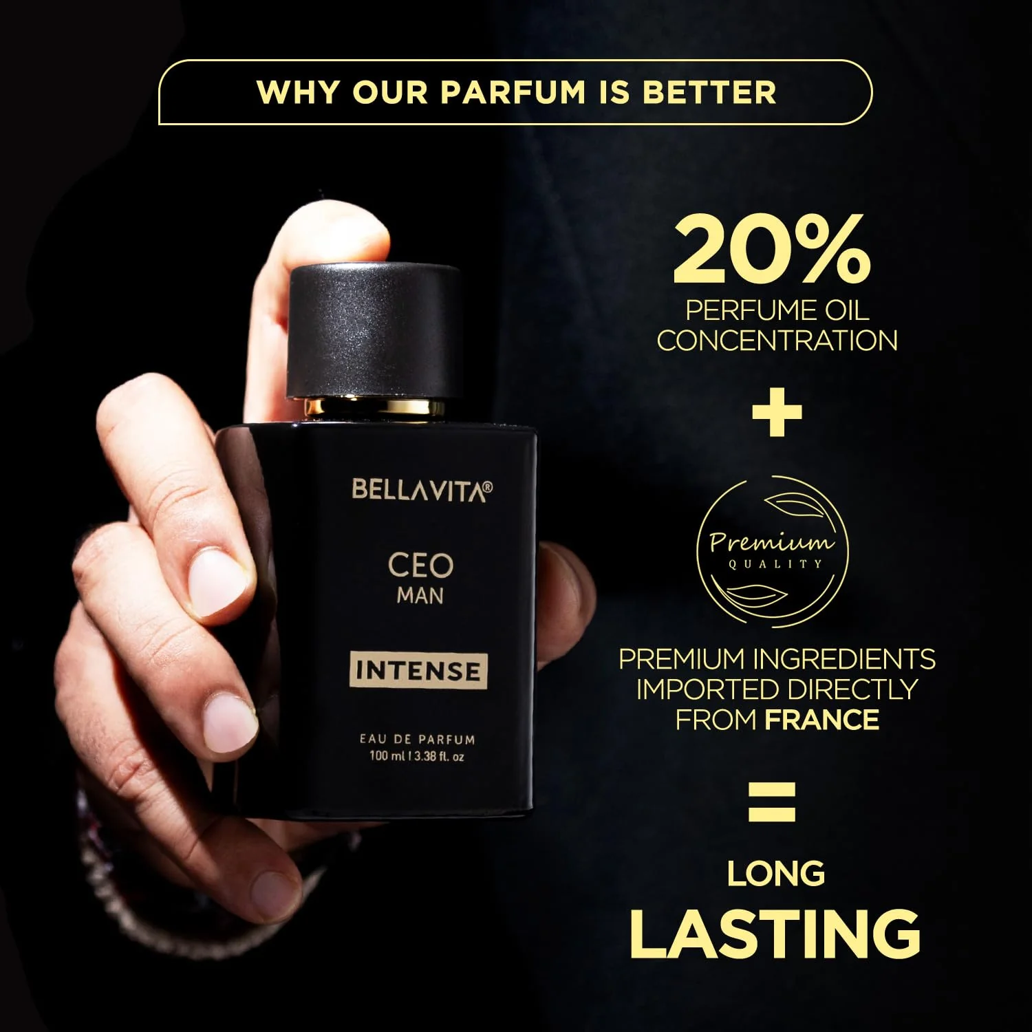 Bellavita Premium CEO Man Intense Eau De Perfume 100 ML - Image 5