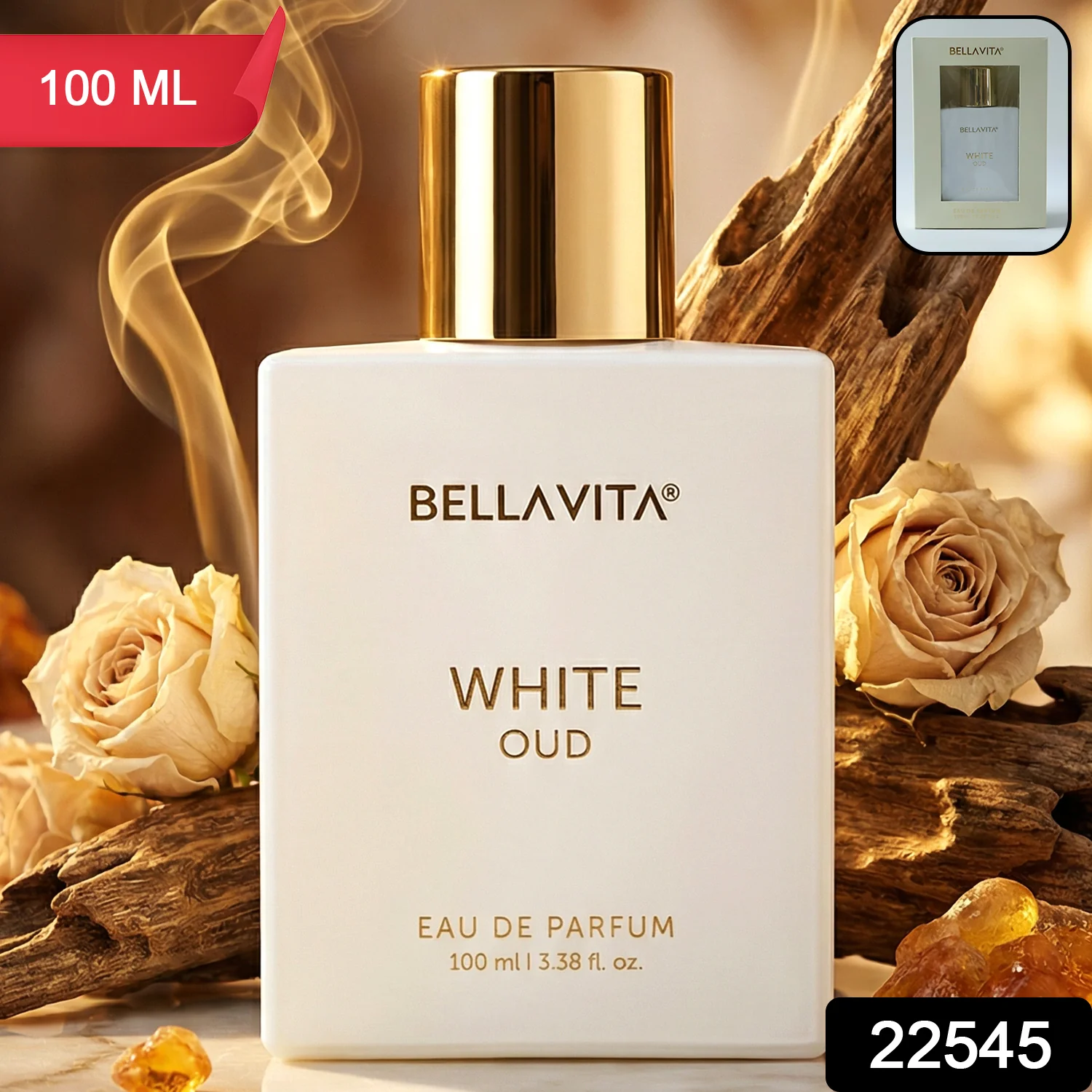 Bellavita Premium White Oud Eau De Perfume 100 ML - Image 2