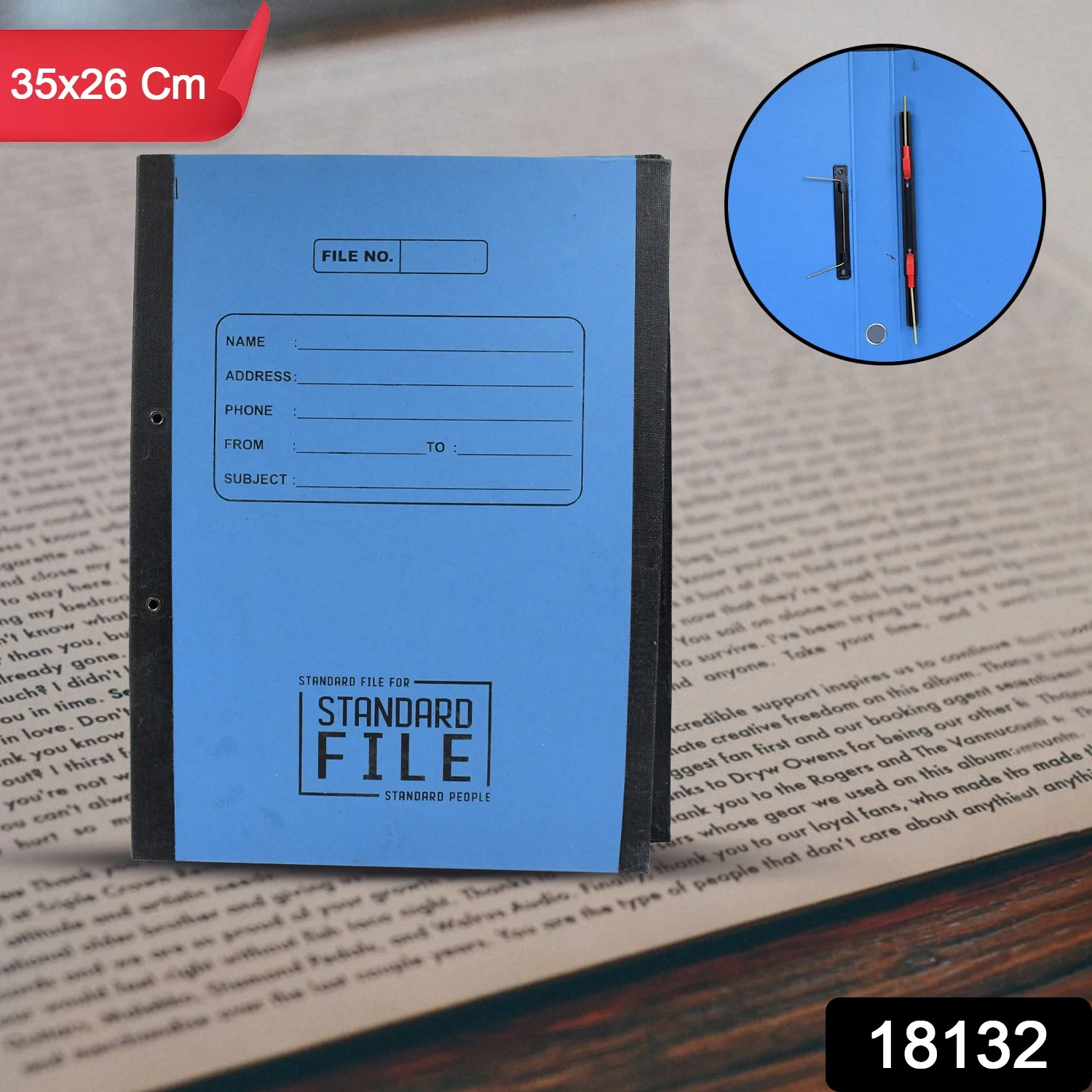 Standard File Plastic Clip – A4 Paper Holder (33×26 cm / 4 Pc) - Image 7