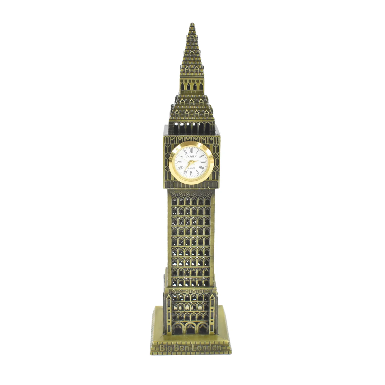 Big Ben London Clock Tower Miniature Metal Statue – Elegant Home Decor Gift - Image 4