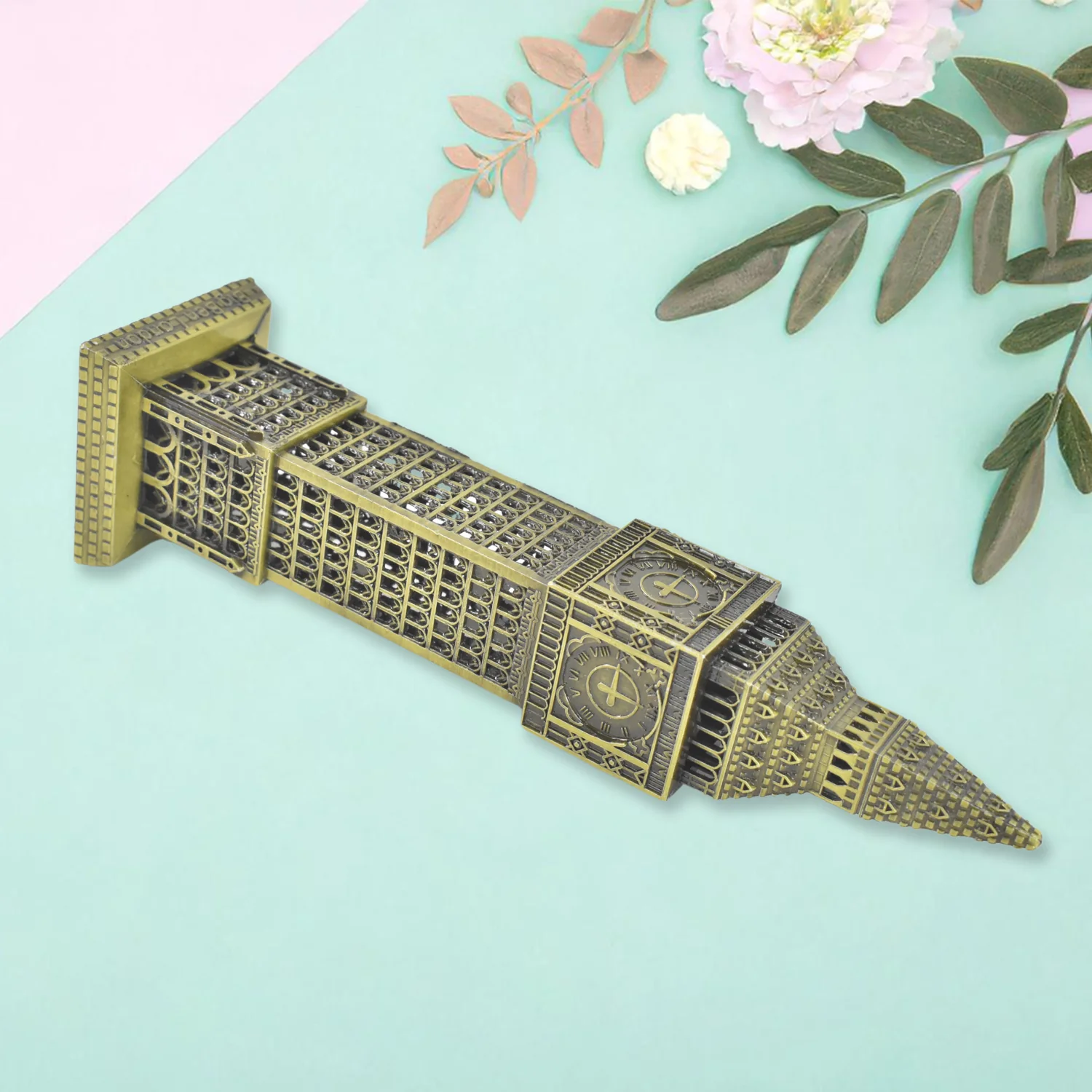 Big Ben London Clock Tower Miniature Metal Statue – Elegant Home Decor Gift - Image 6