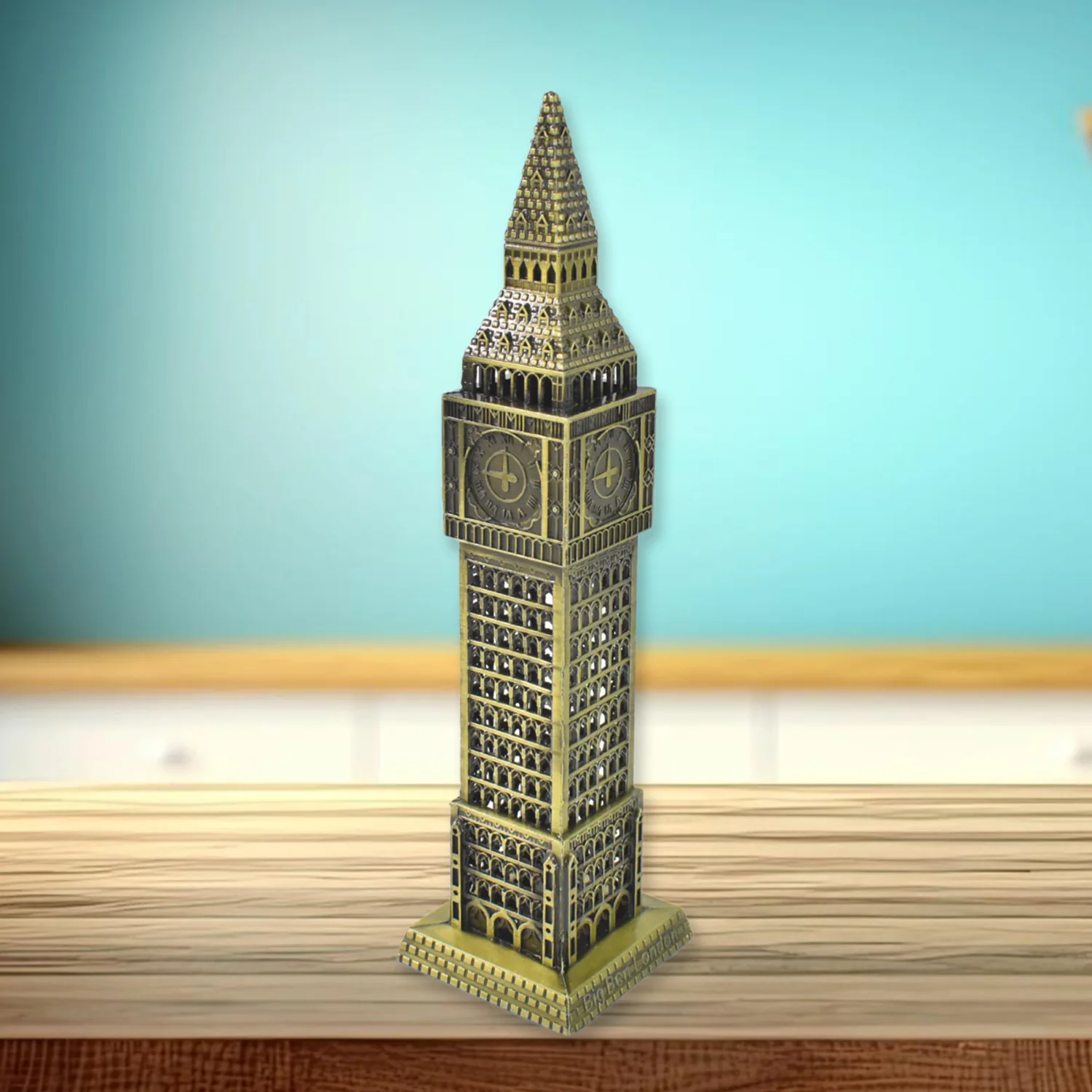 Big Ben London Clock Tower Miniature Metal Statue – Elegant Home Decor Gift - Image 7