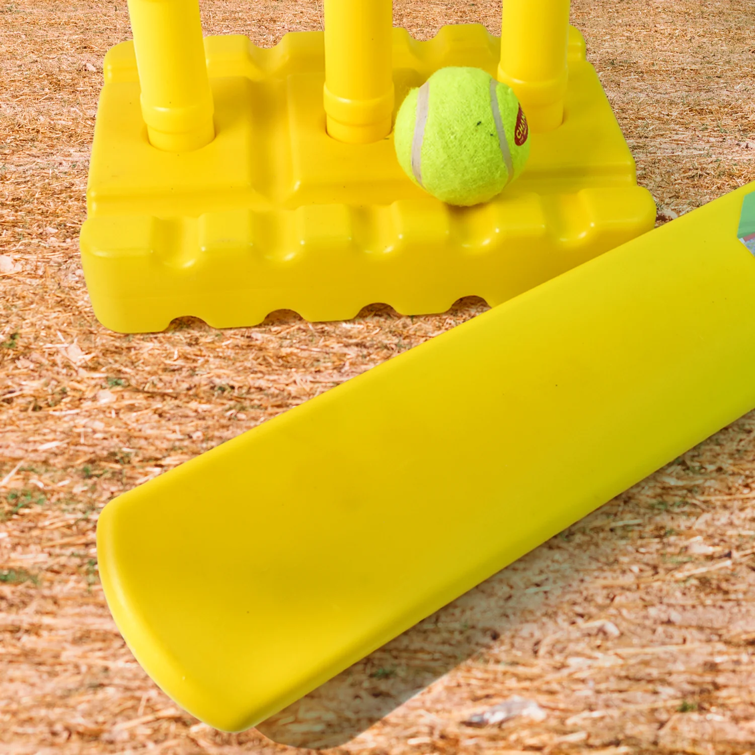 Cricket Kit with Bat, Rubber Ball, Bails, 3 Stumps & Stand Base - Image 4