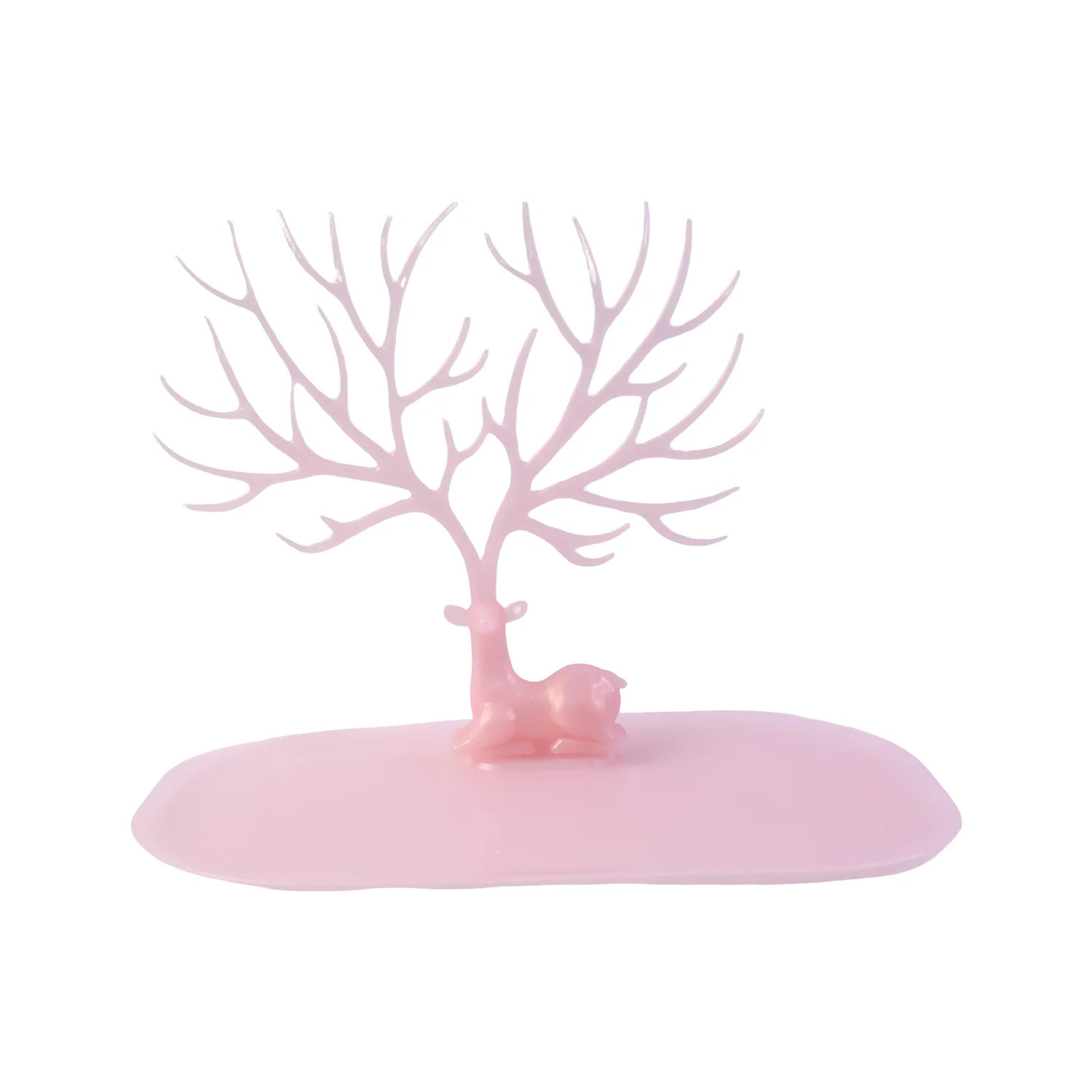 Big Deer Antlers Jewelry Stand Tree-Shaped Earring and Ring Organizer with Base - Image 5