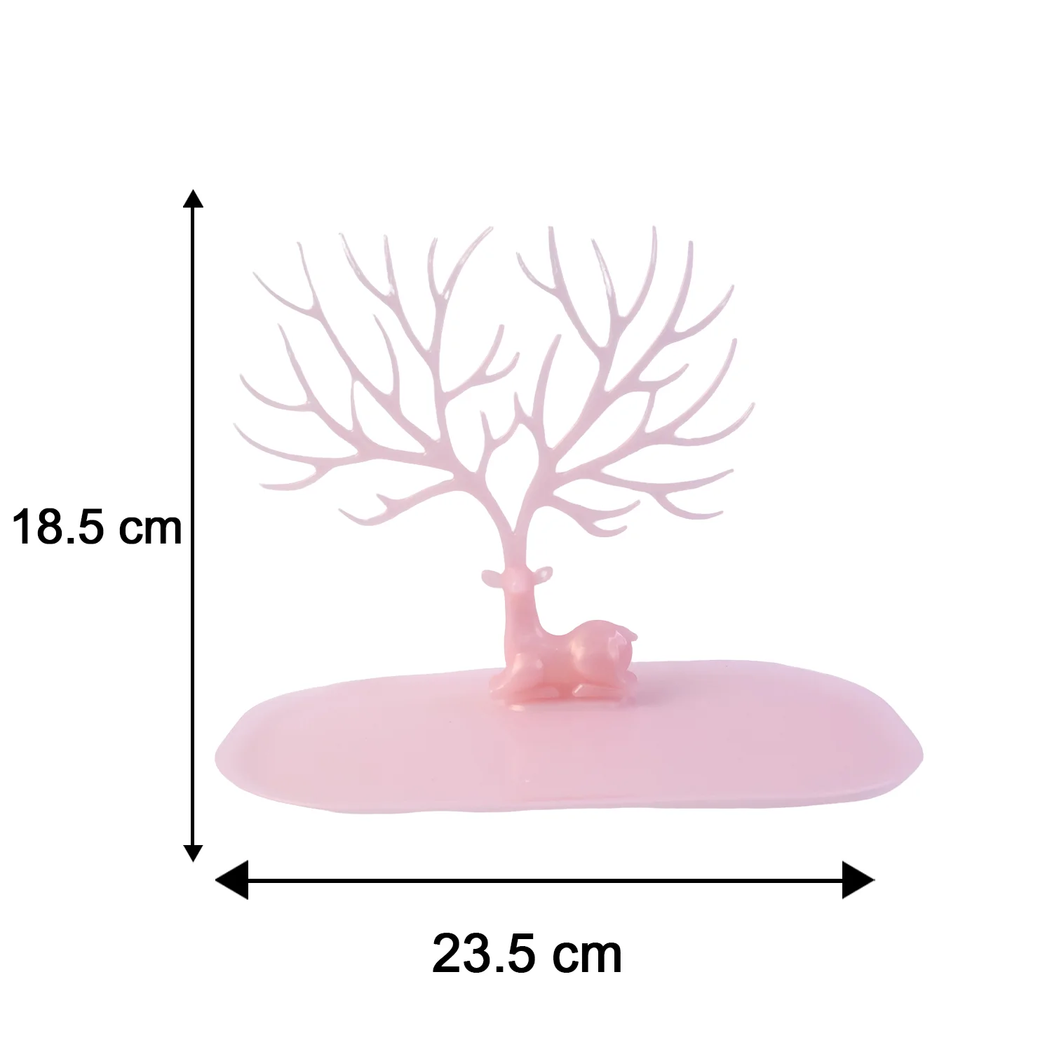 Big Deer Antlers Jewelry Stand Tree-Shaped Earring and Ring Organizer with Base - Image 6