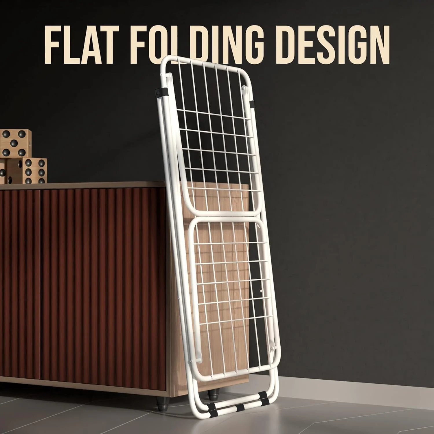 Big Foldable Butterfly Clothes Drying Stand with Wide Wings - Image 8