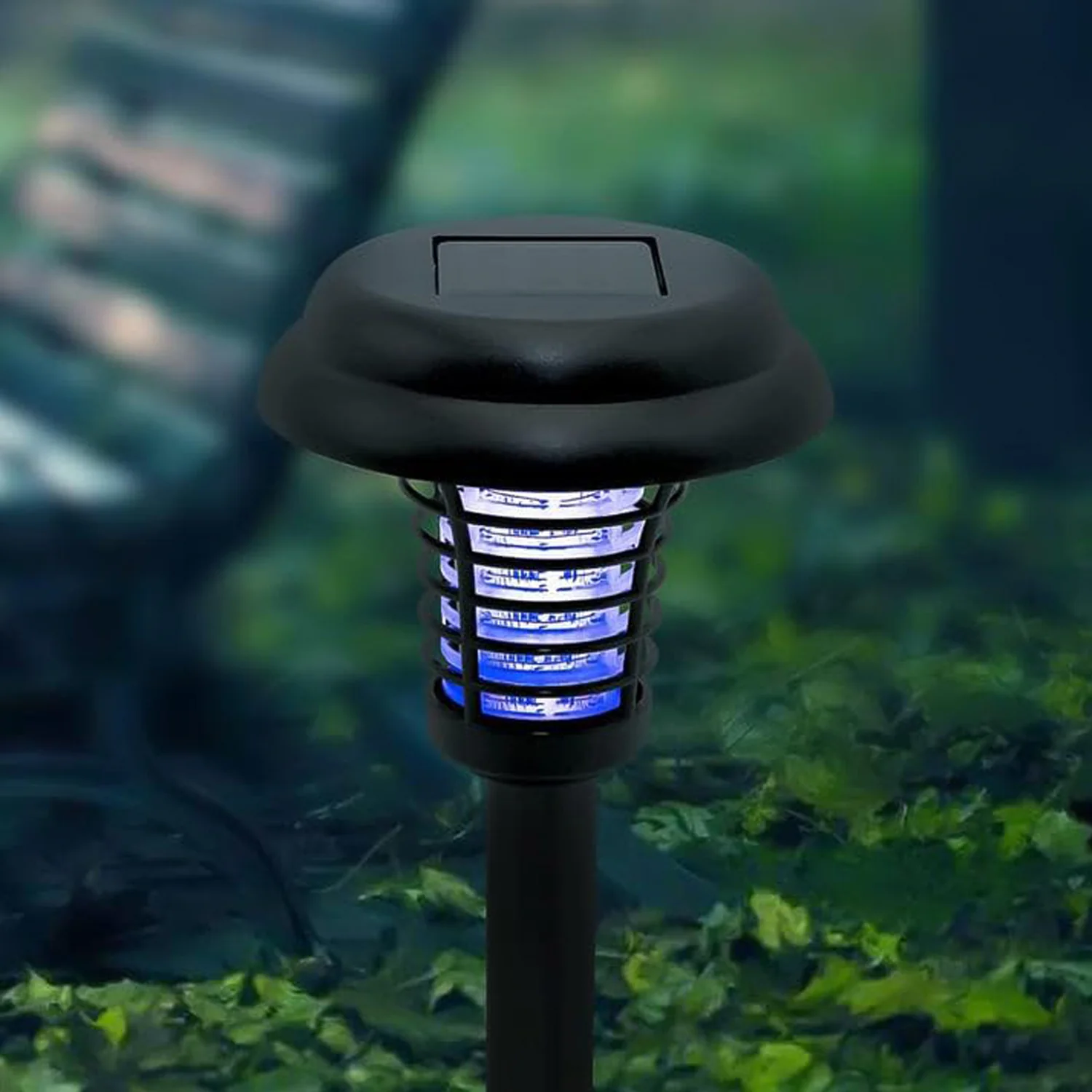 Big Garden Lighting UV LED Solar Powered Mosquito Trap and Bug Zapper (1 Pc) - Image 7