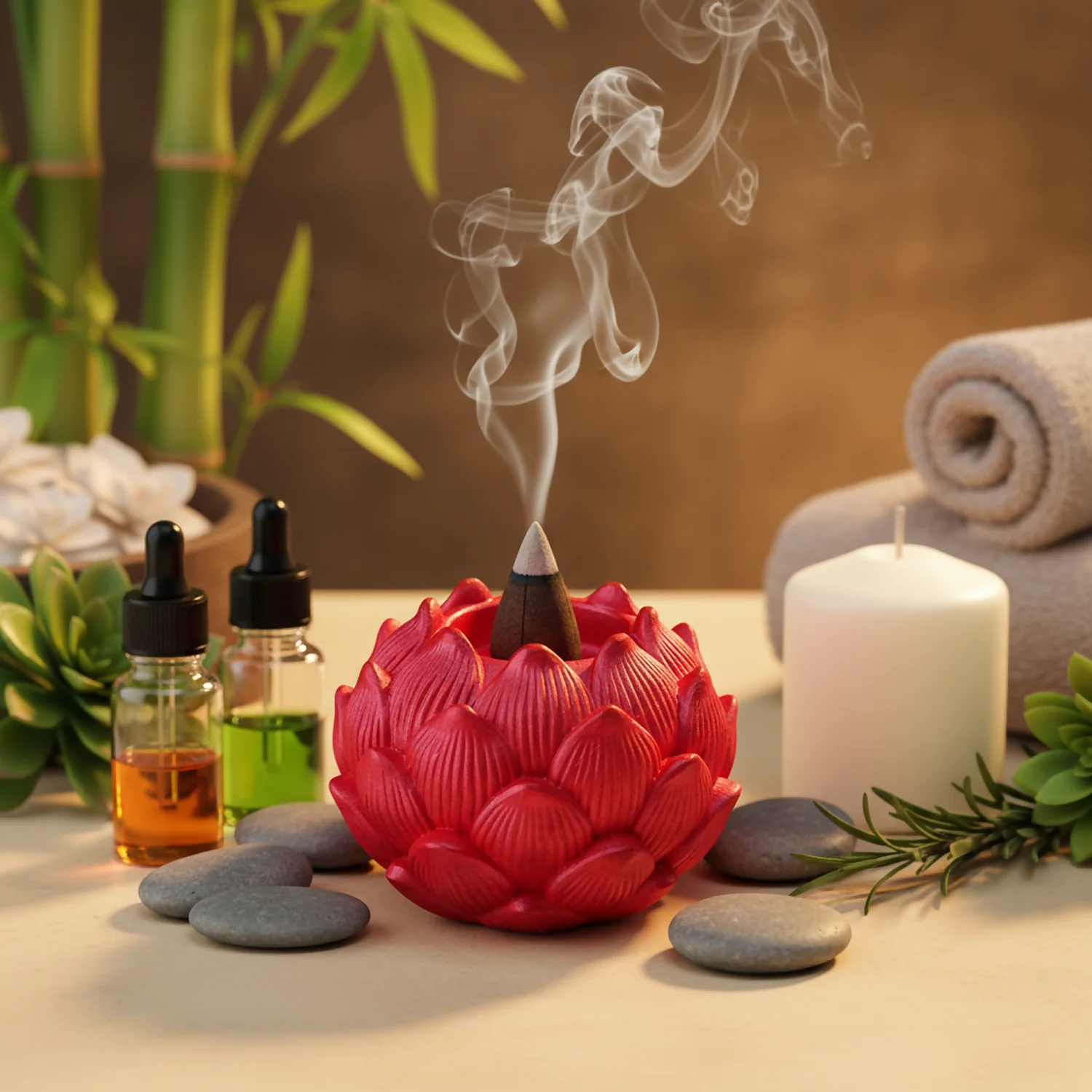 Big Kamal Lotus Decorative Diya Multi-Purpose Tealight Candle Holder - Image 4