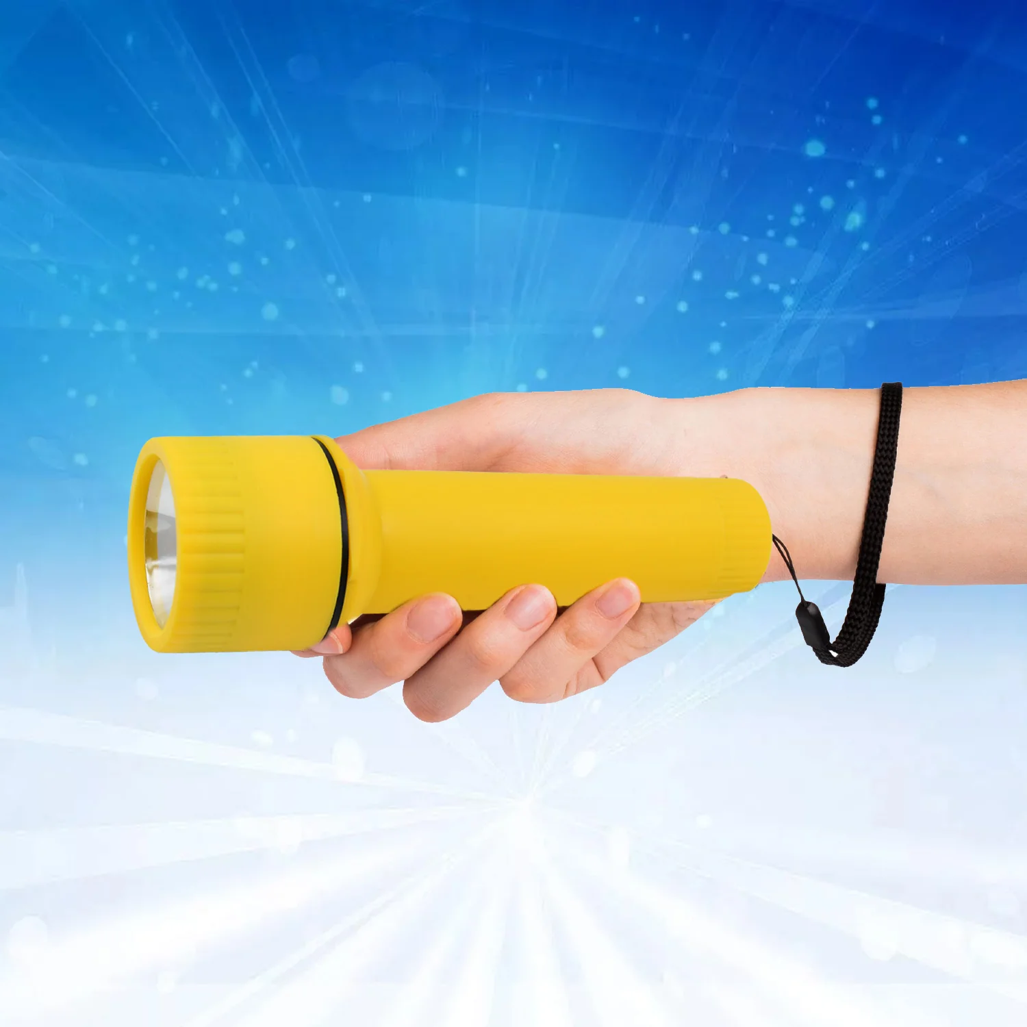 Big LED Flashlights / Torch Light, Battery operated (1 Pc / Battery not included) - Image 6