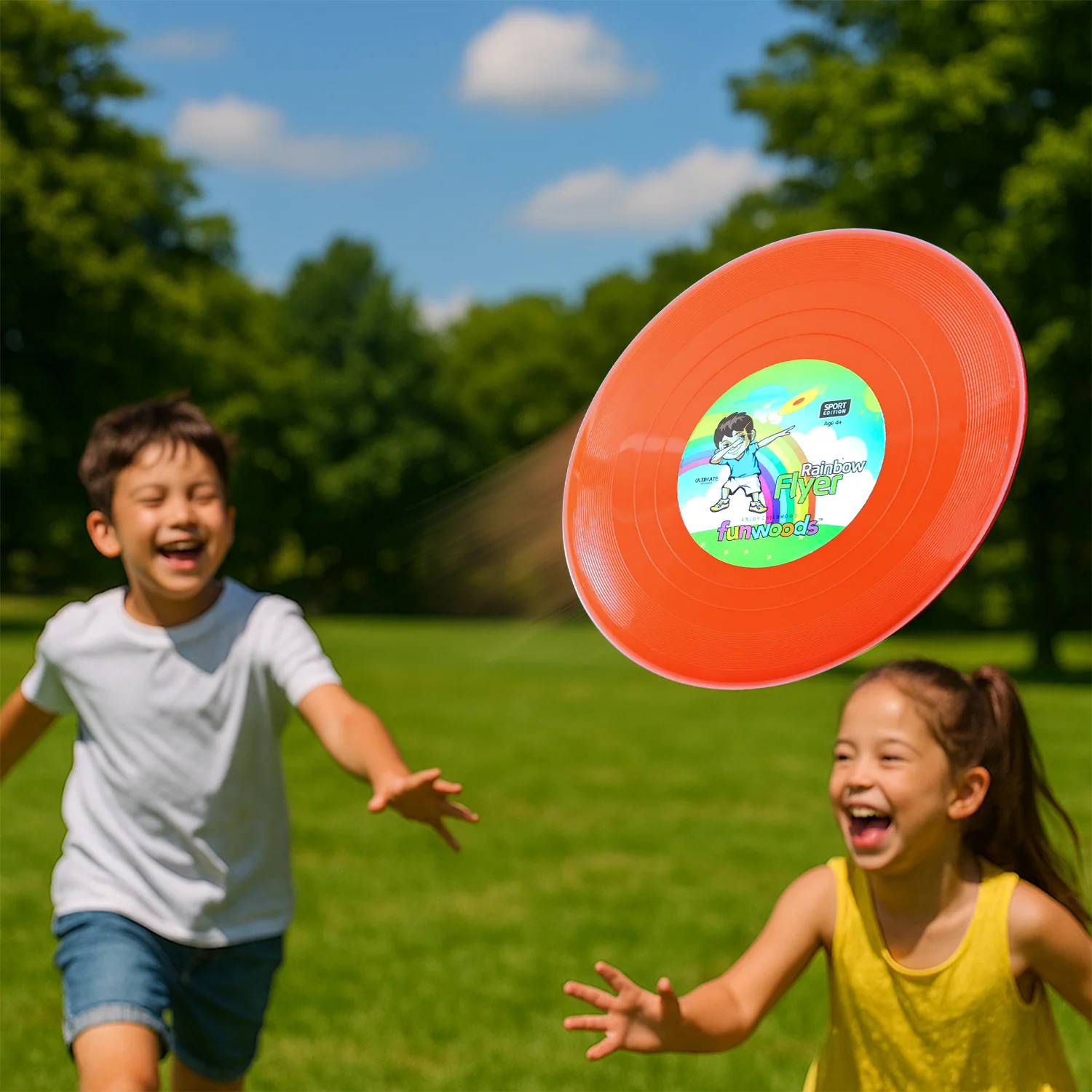 Funwoods Big Outdoor Flying Disc Throw & Catch Game Toy (1 Pc) - Image 4