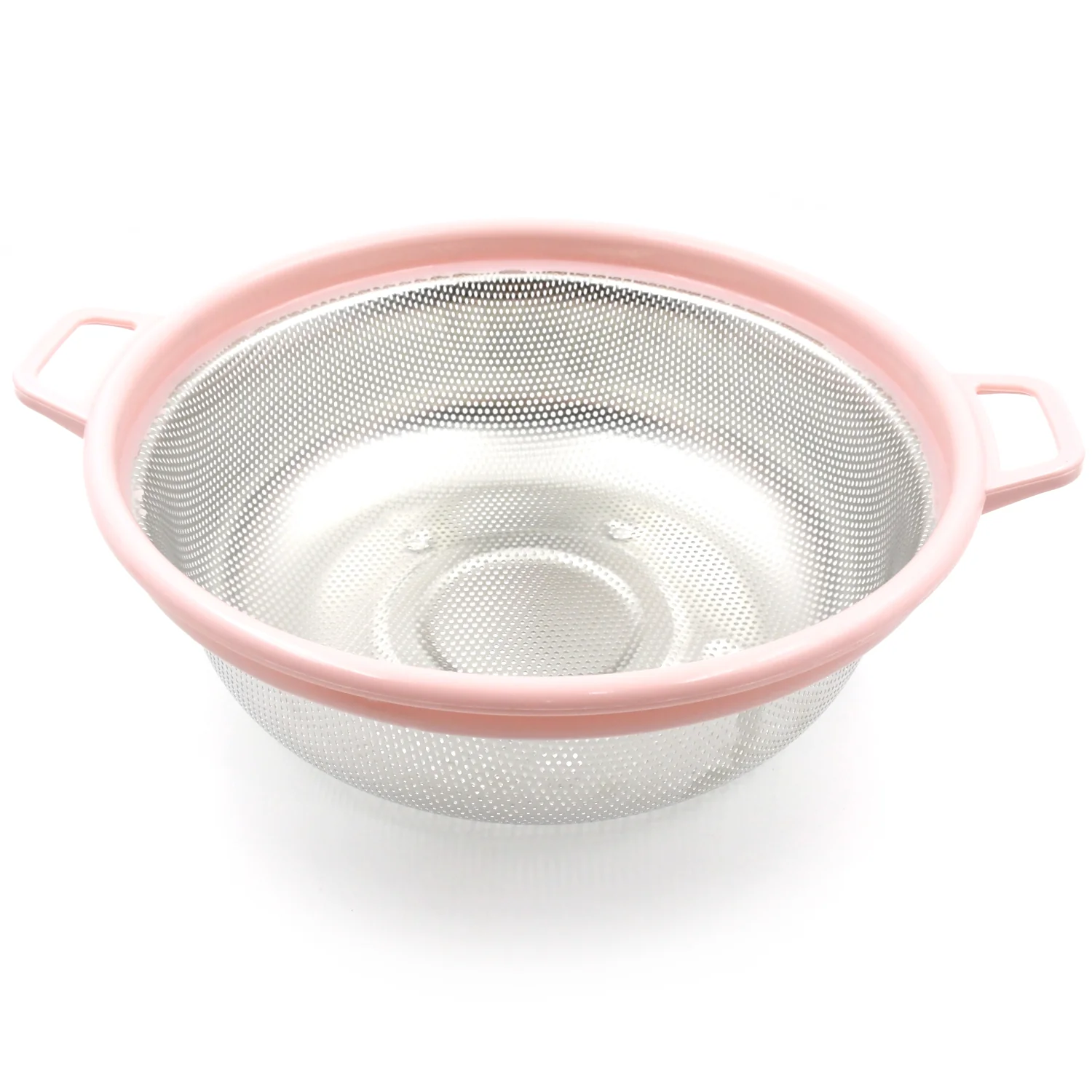 Stainless Steel Colander with Handle - Large Metal Mesh Basket Strainer (1 pc) - Image 4