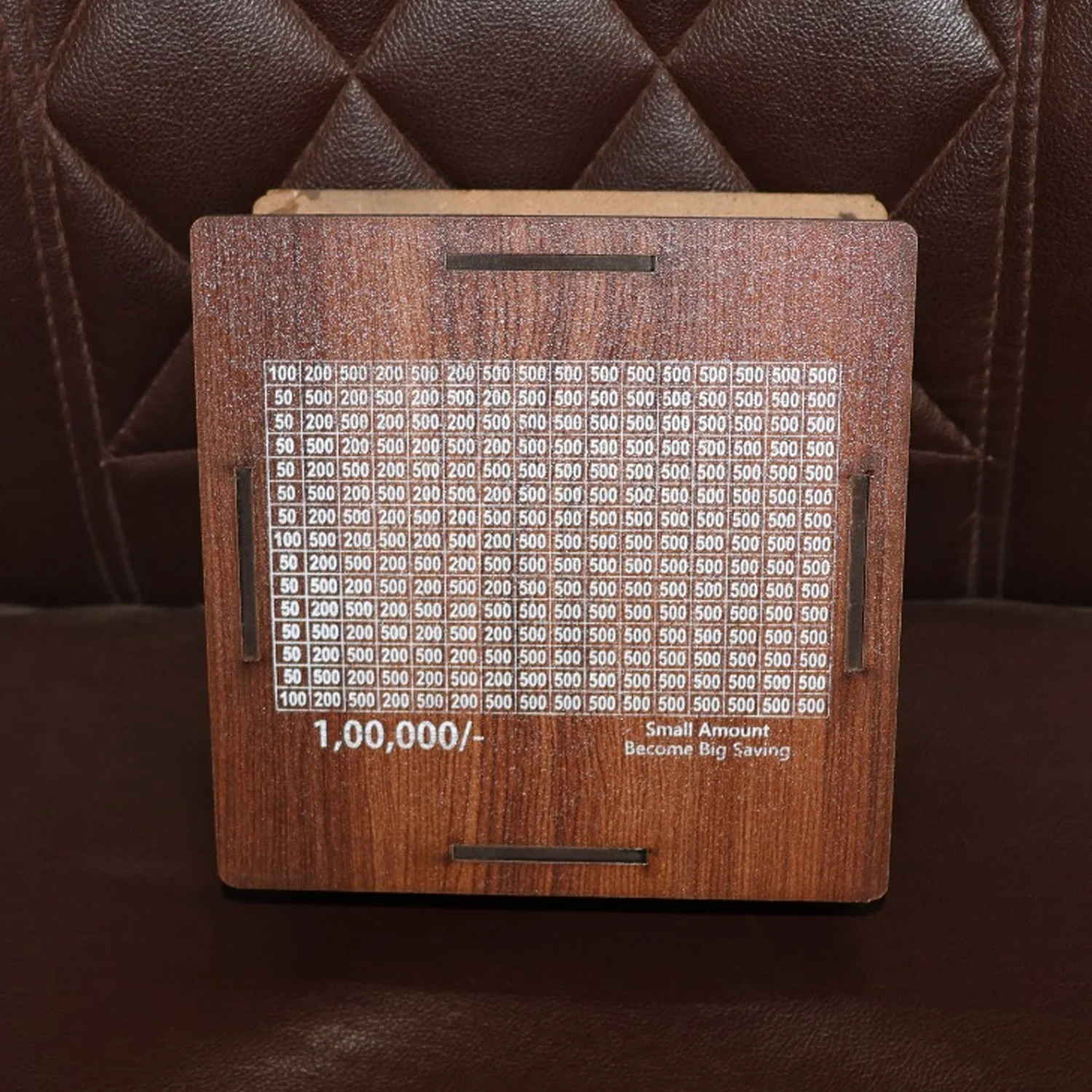 Big Wooden Savings Challenge Money Bank / Piggy Bank - (1 Pc) - Image 9