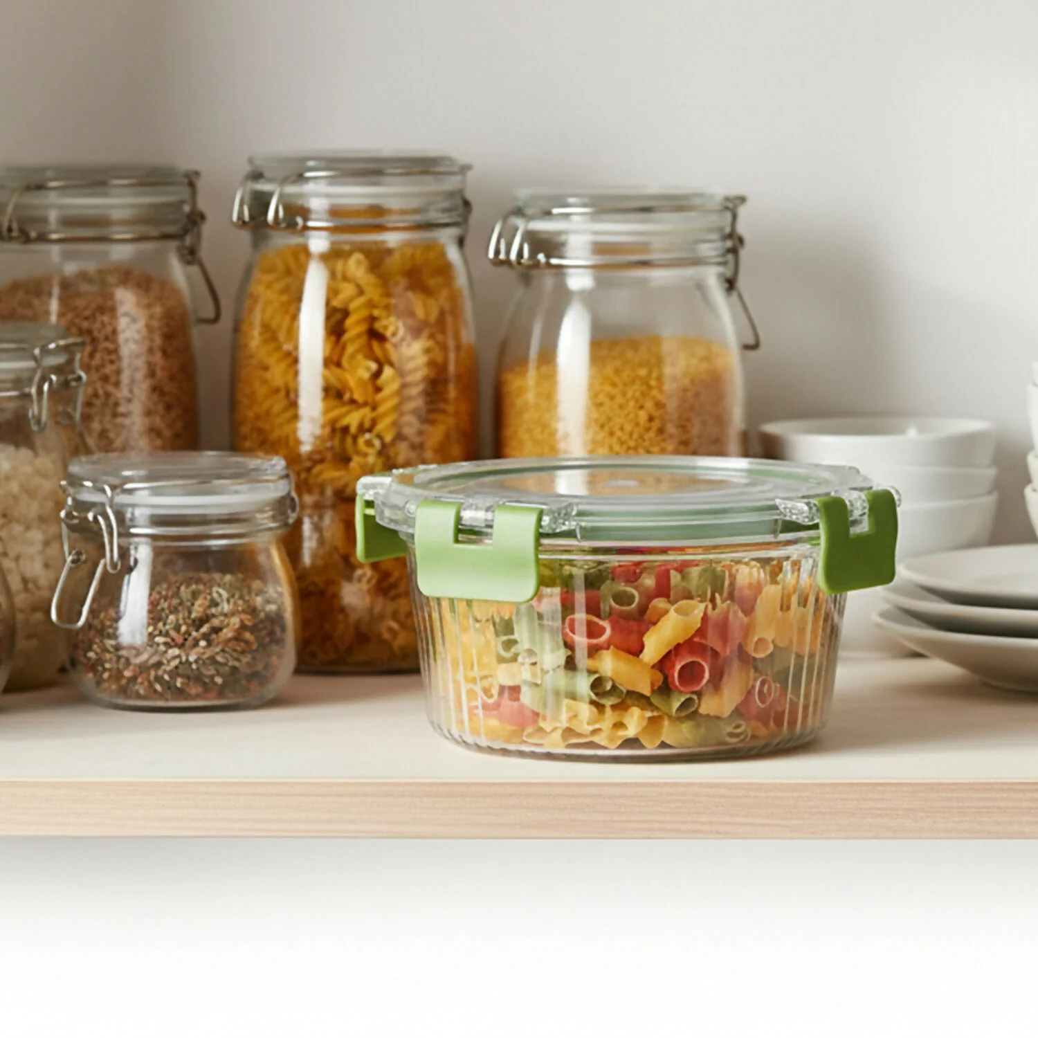 Bingo 1600ml Airtight Food Storage Container with Locking Lid - Image 2