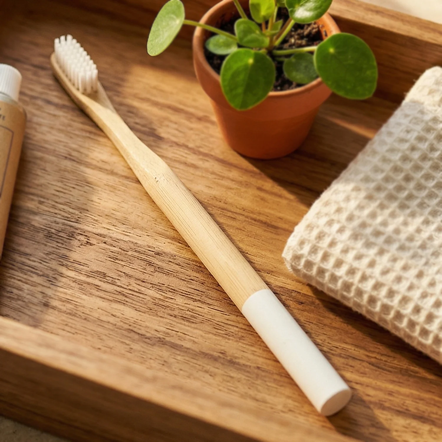 Biodegradable Bamboo Toothbrush Soft Bristle (1 Pc / Mix Color) - Image 3