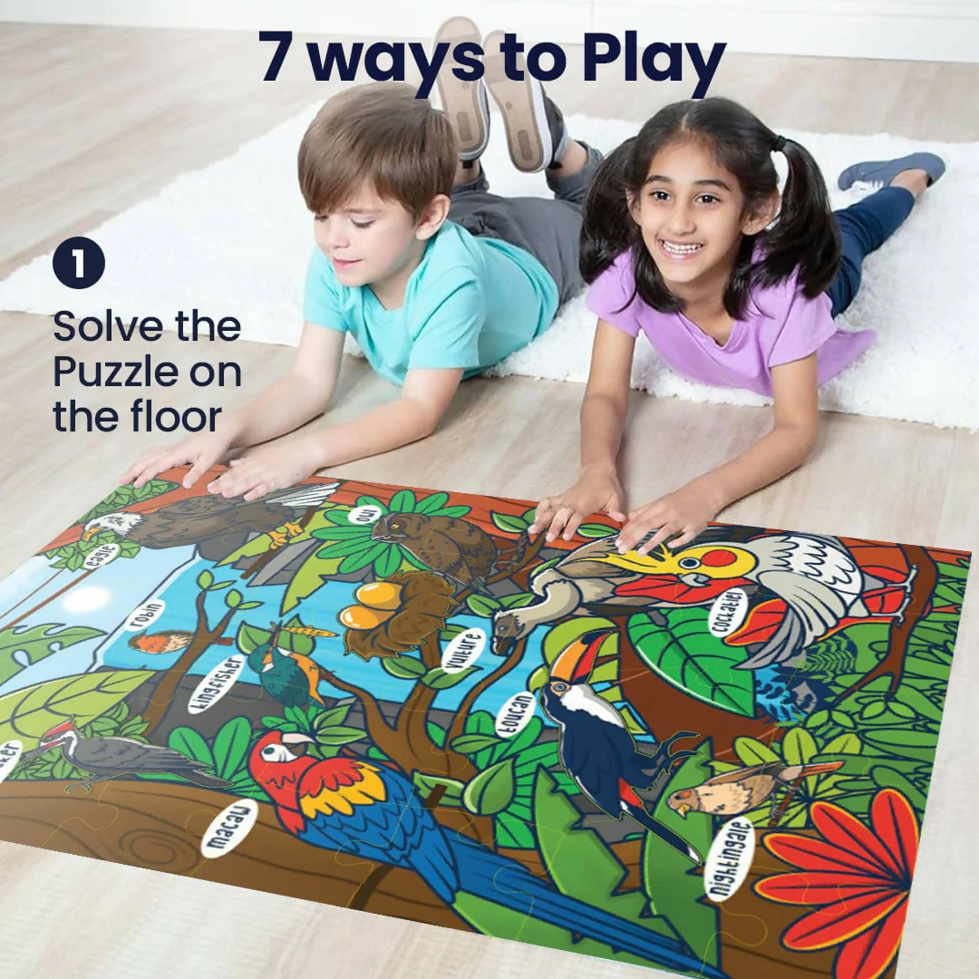 BIRD MYSTERY PUZZLE - AGE 3+ (38 PUZZLE PIECES) MDF PUZZLE SERIES - Image 5