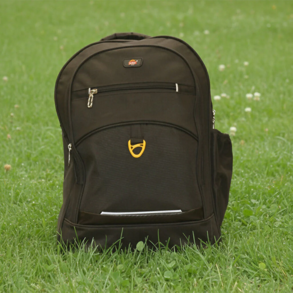 Black Backpack – Travel & Office Bag, Multi-Compartment Durable School Backpack - Image 2