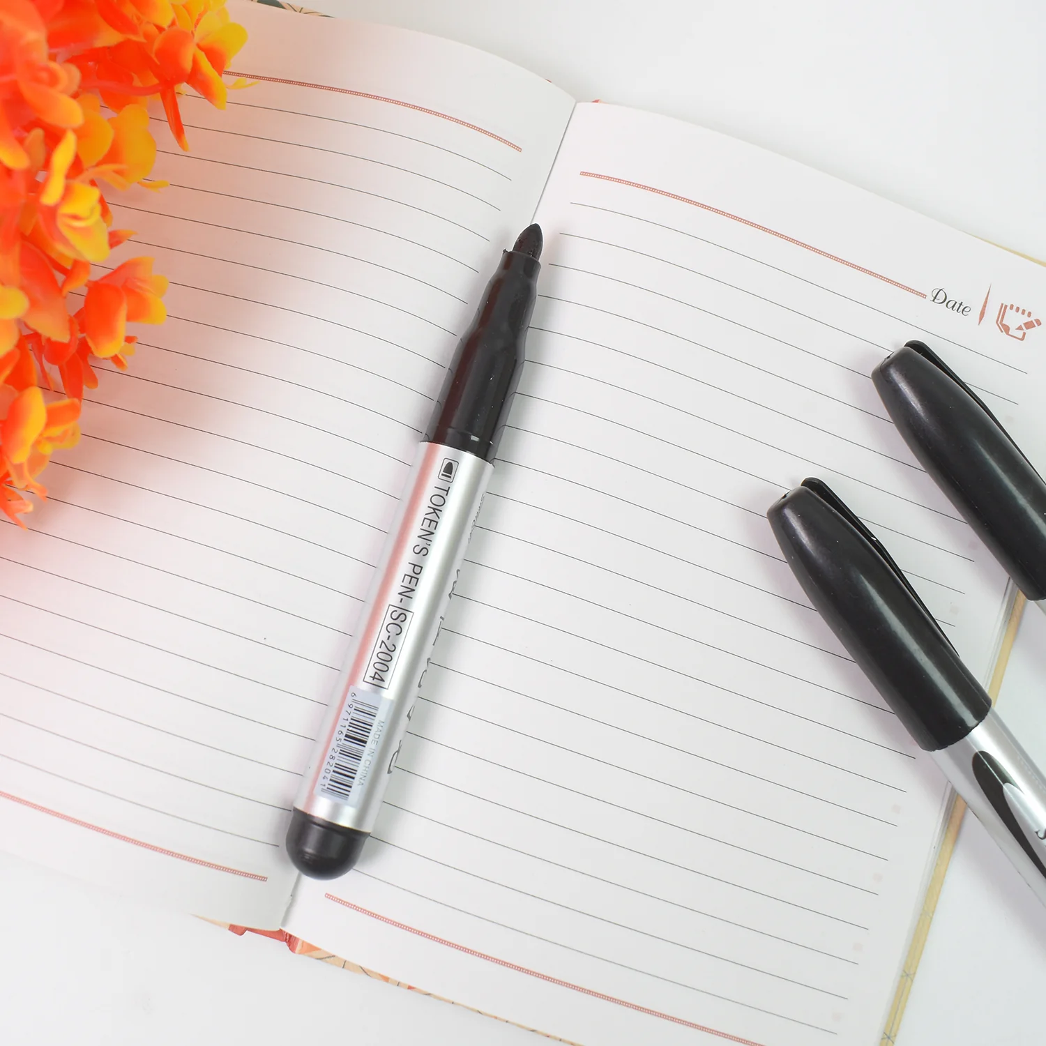 Black Marker used in all kinds of school, college (4 Pcs Set) - Image 4