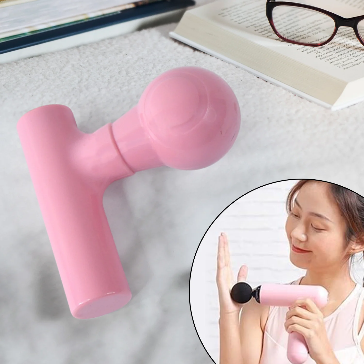 Black Mini Pocket Size Massager - Image 3