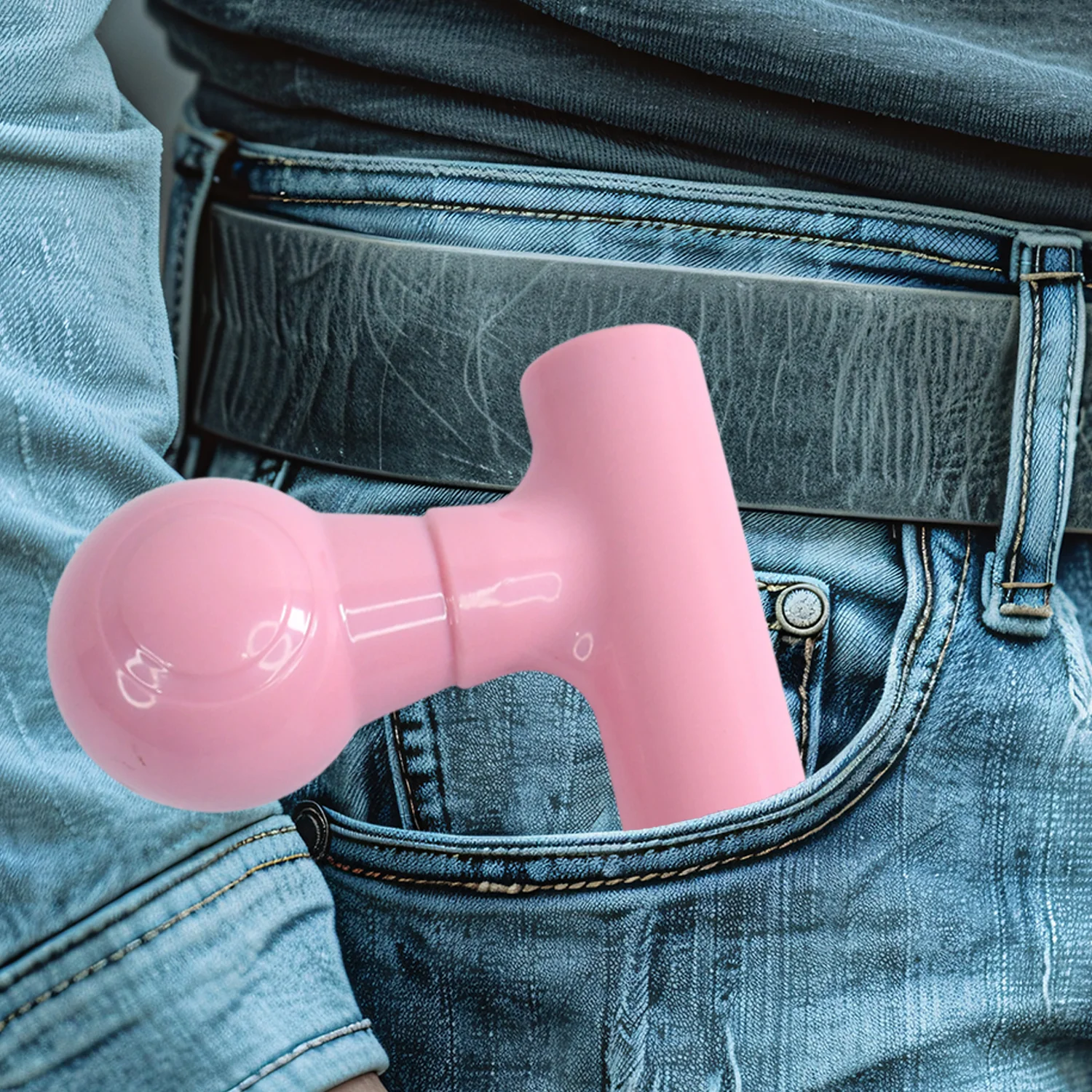 Black Mini Pocket Size Massager - Image 4