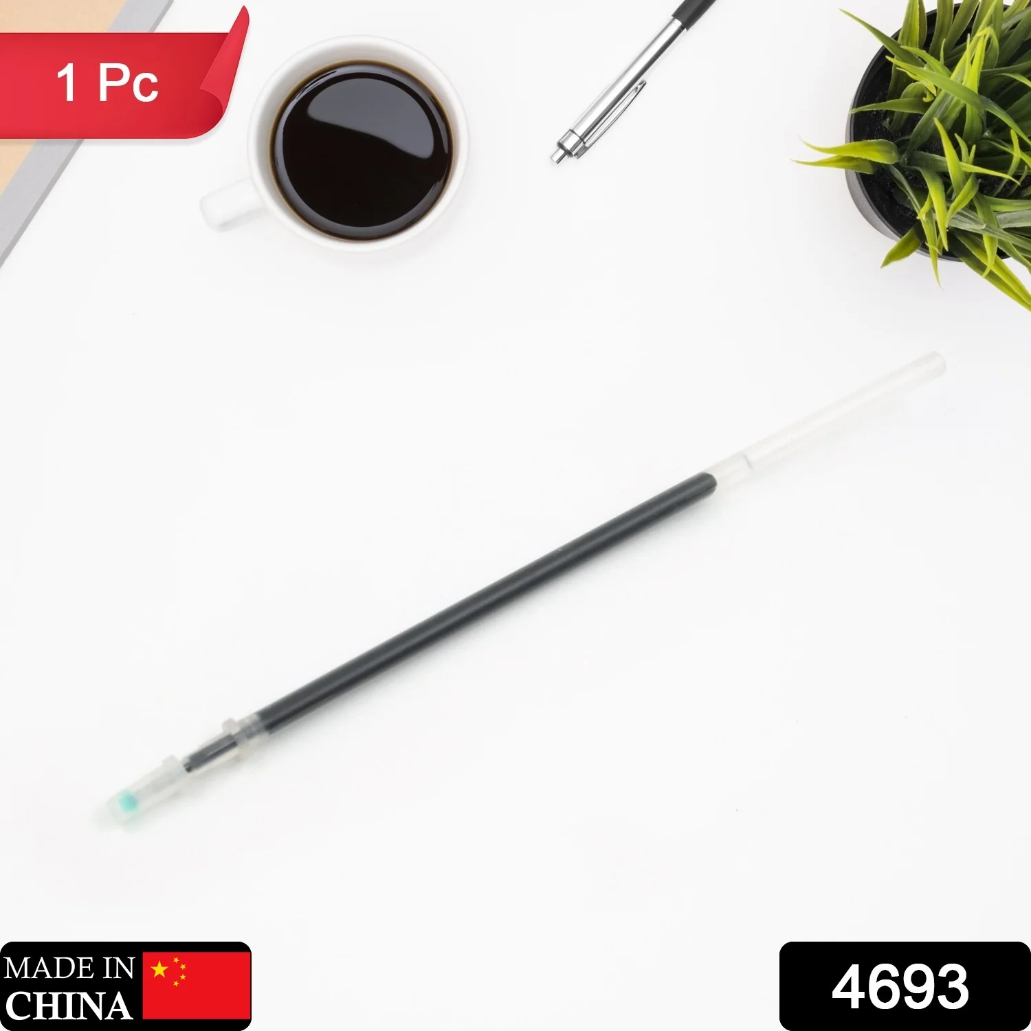 Black Pen Refill All Round Ball Pen Refill Smooth Writing Pen Refill all (1 Pc) - Image 2