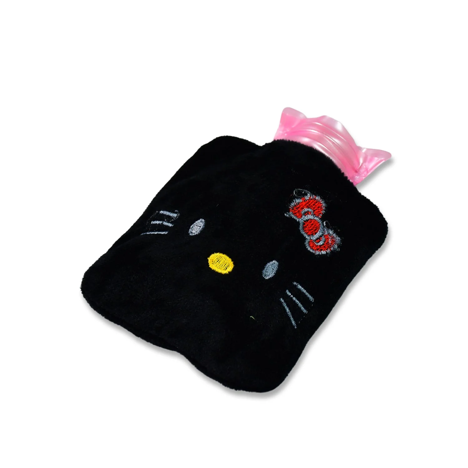 Black Small Hot Water Bag with Cover – Pain Relief & Warmer - Image 4