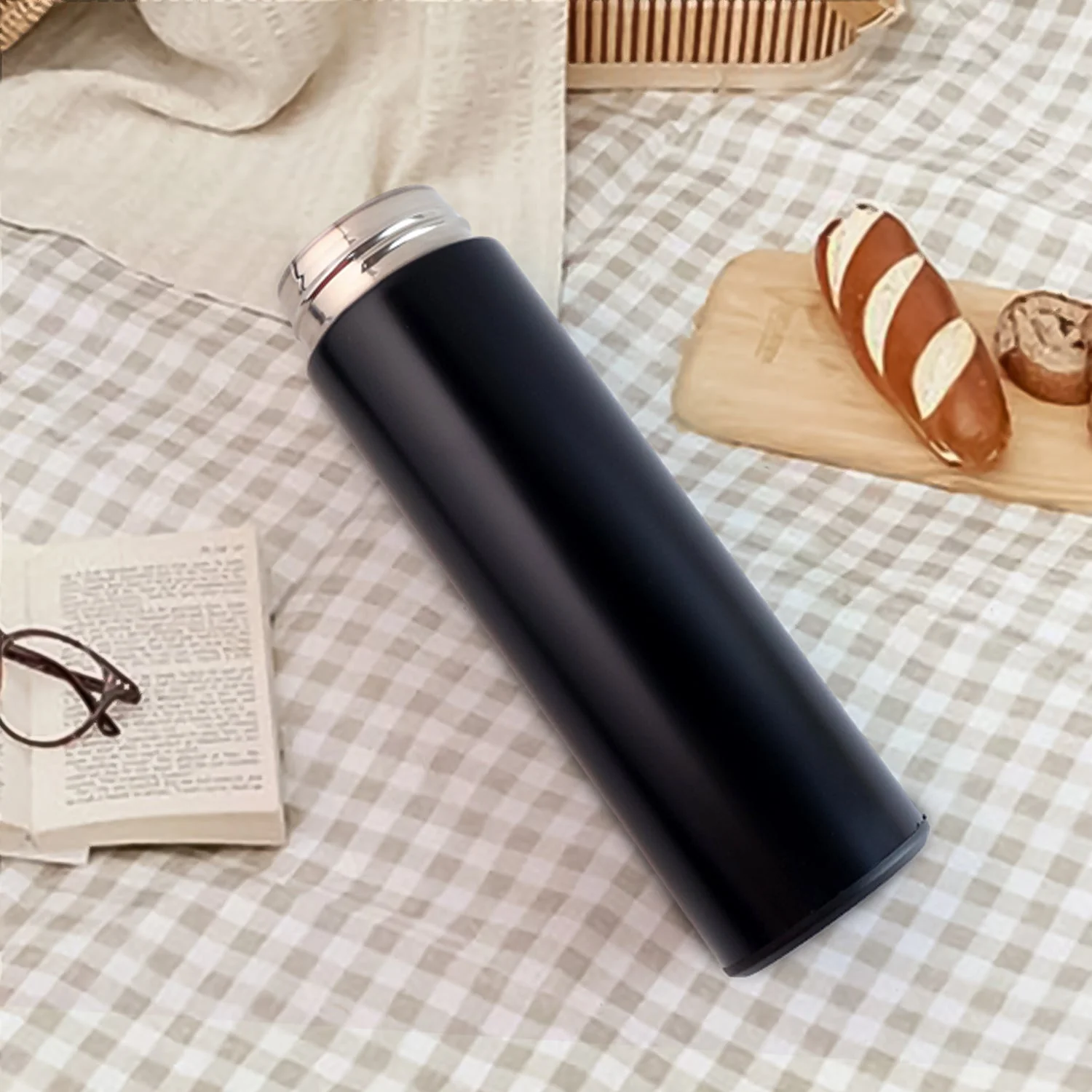Black Vacuum Insulated Water Bottle (1 Pc / 500ML) - Image 6