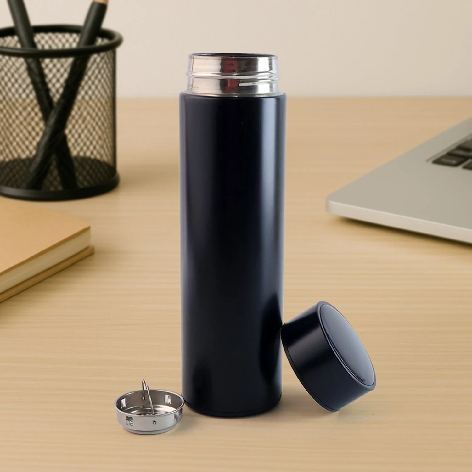Black Vacuum Insulated Water Bottle (1 Pc / 500ML) - Image 8