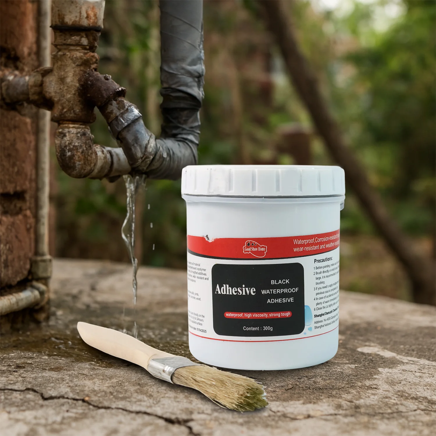 Black Waterproof Adhesive Paste 300 Gm - (Set) - Image 4
