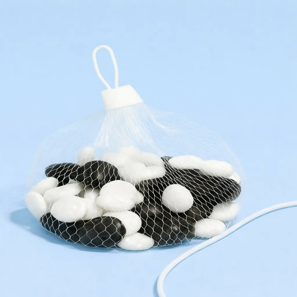 Black & White Decorative Pebbles for Planters and Fountains - Image 3