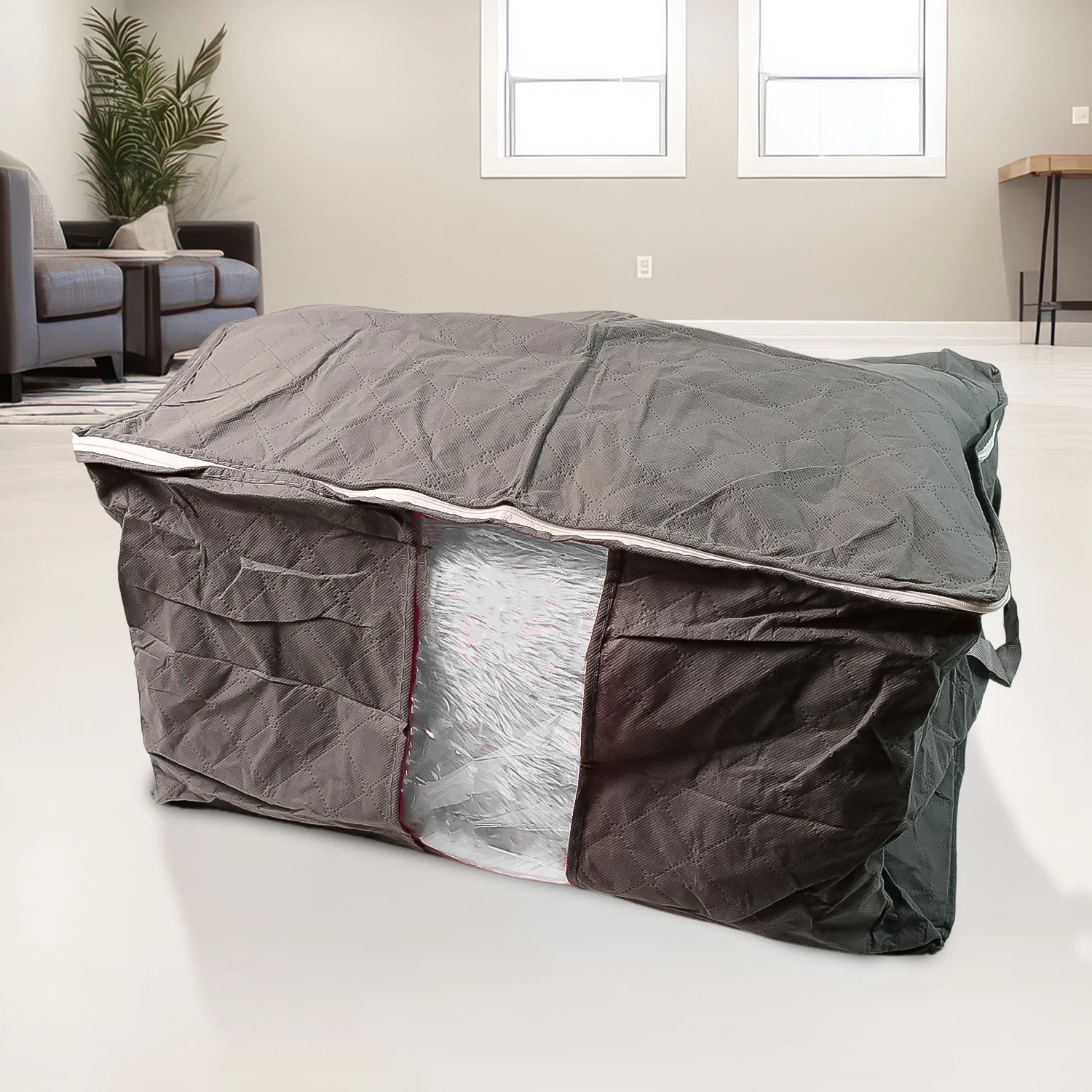 Foldable Quilted Storage Bag (1 Pc) - Image 6