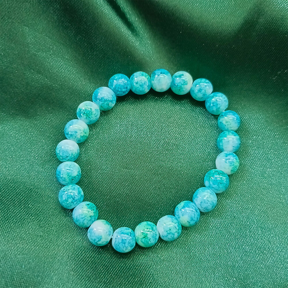 Blue Glass Beads Bracelet - Image 2