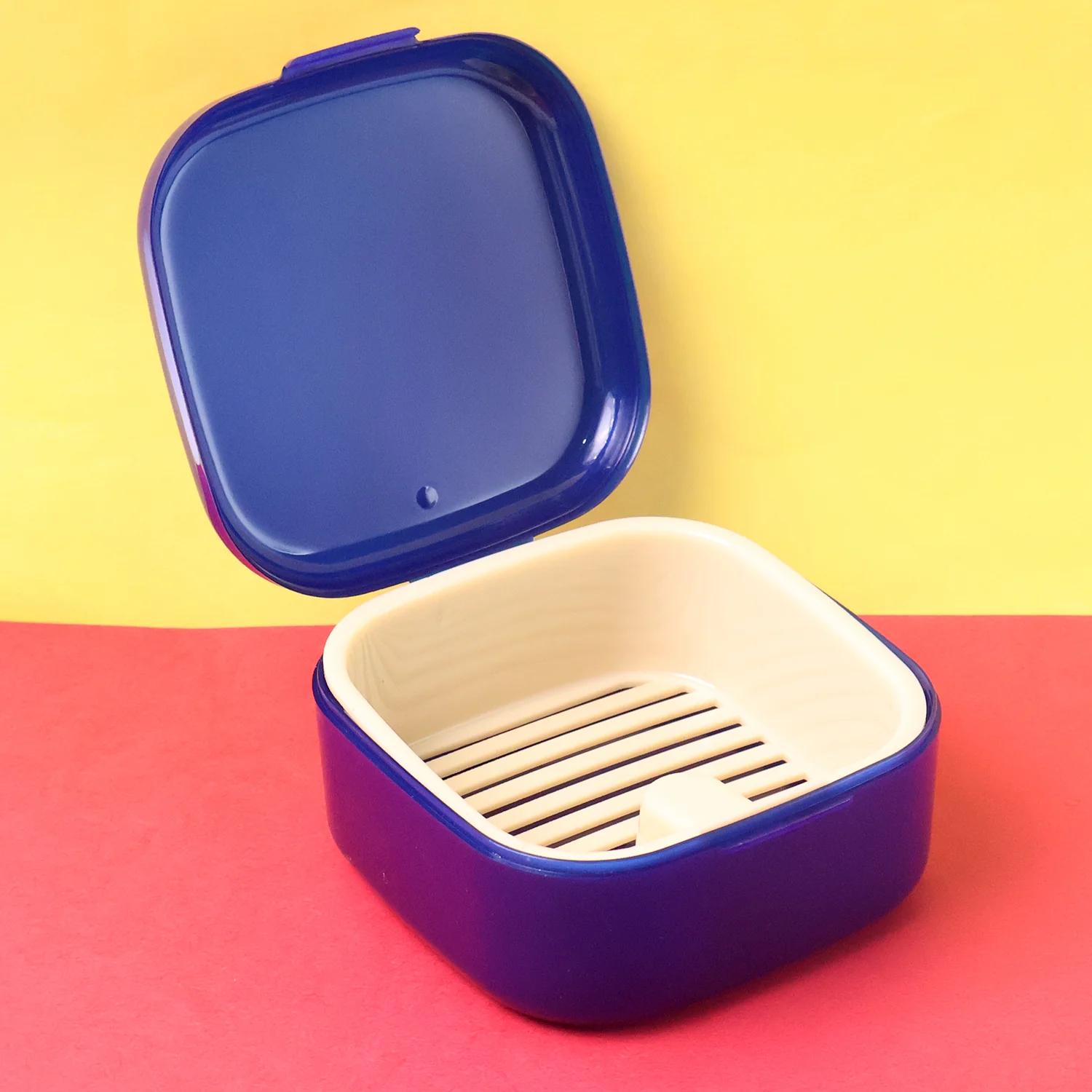 Blue Oblivion Multi-Purpose Storage Box with Lid, DENTURE CASE (1 Pc) - Image 4