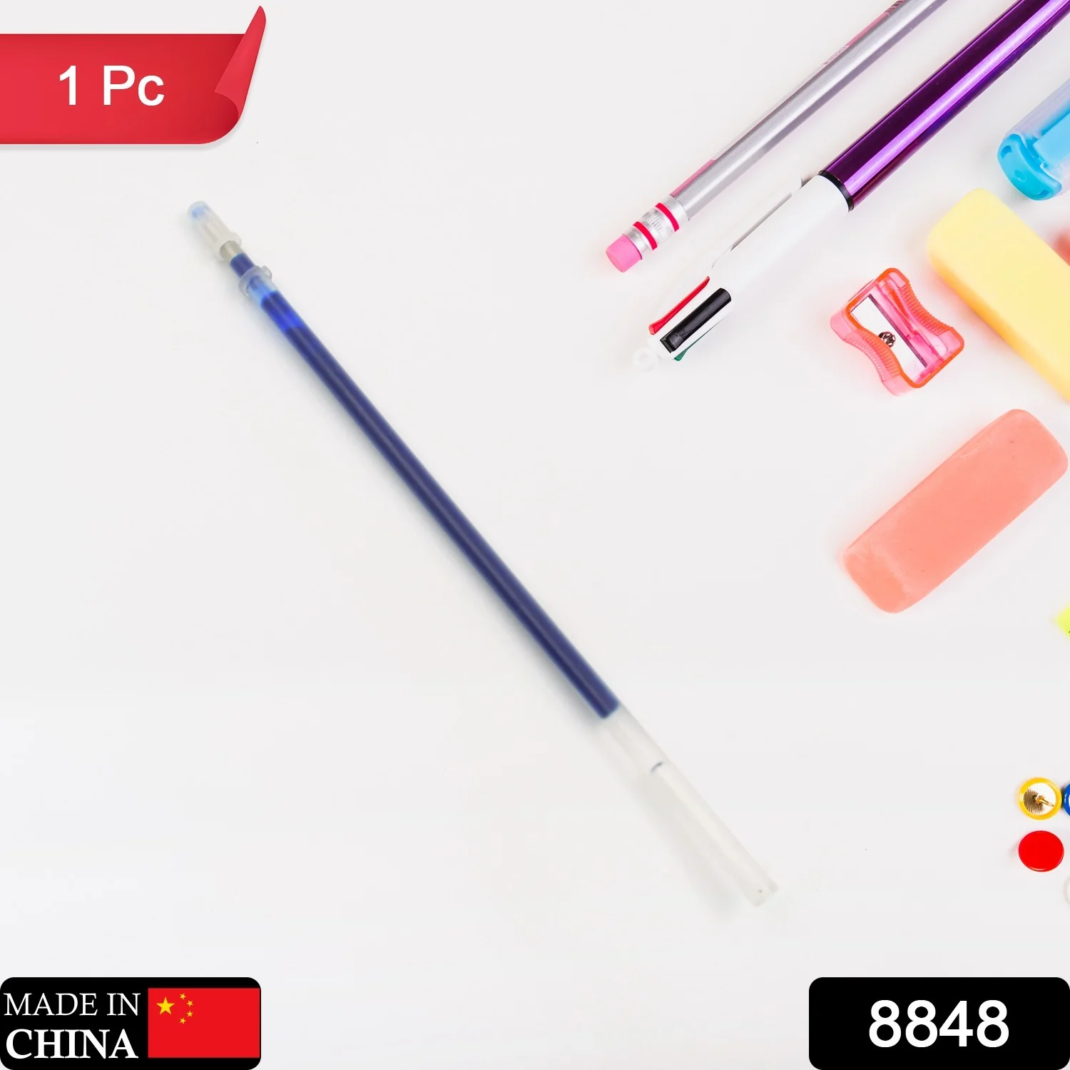 Blue Pen Refill All Round Ball Pen Refill Smooth Writing Pen Refill all (1 Pc) - Image 2