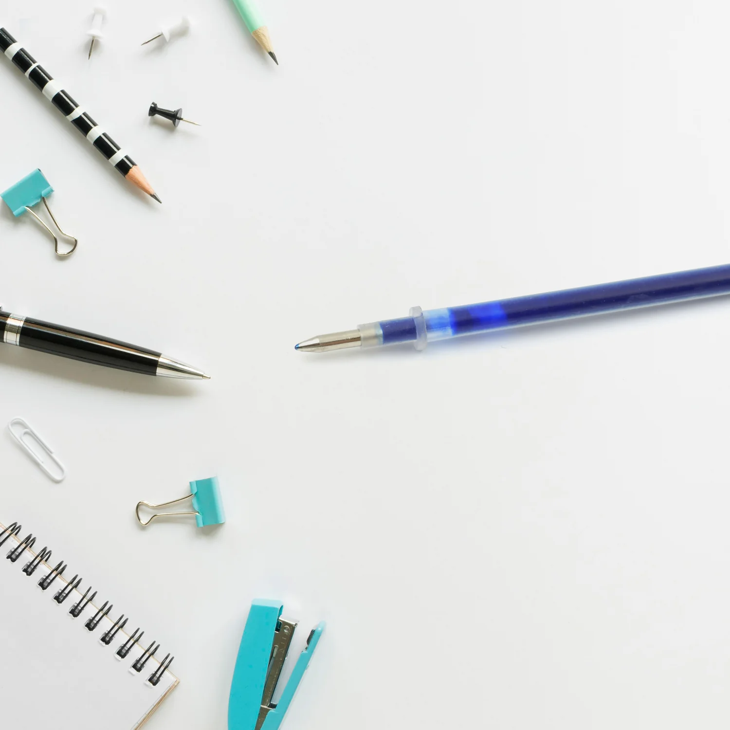Blue Pen Refill All Round Ball Pen Refill Smooth Writing Pen Refill all (1 Pc) - Image 4