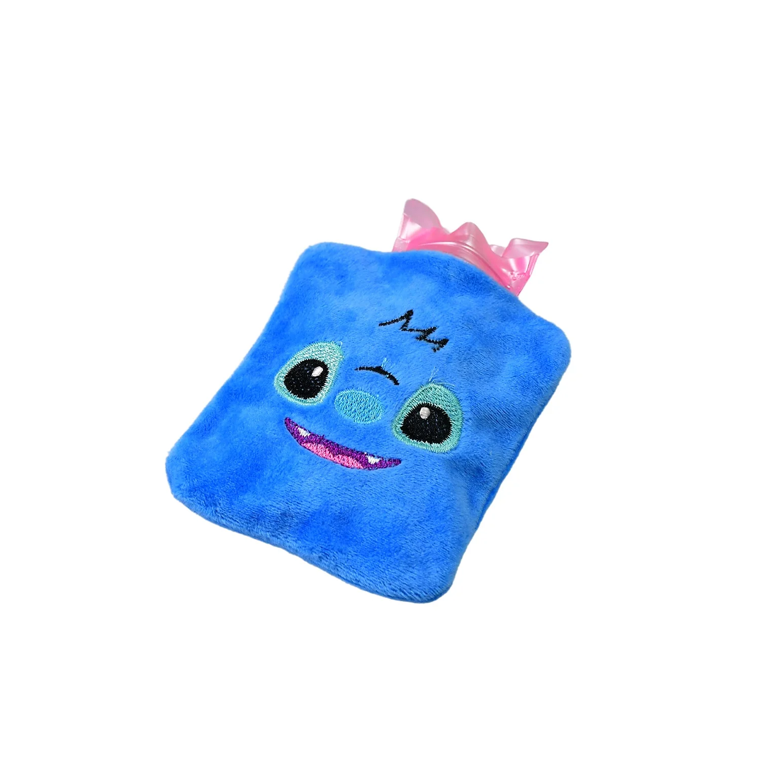 Blue Stitch Hot Water Bag - Small Size with Cover for Pain Relief & Warming - Image 4