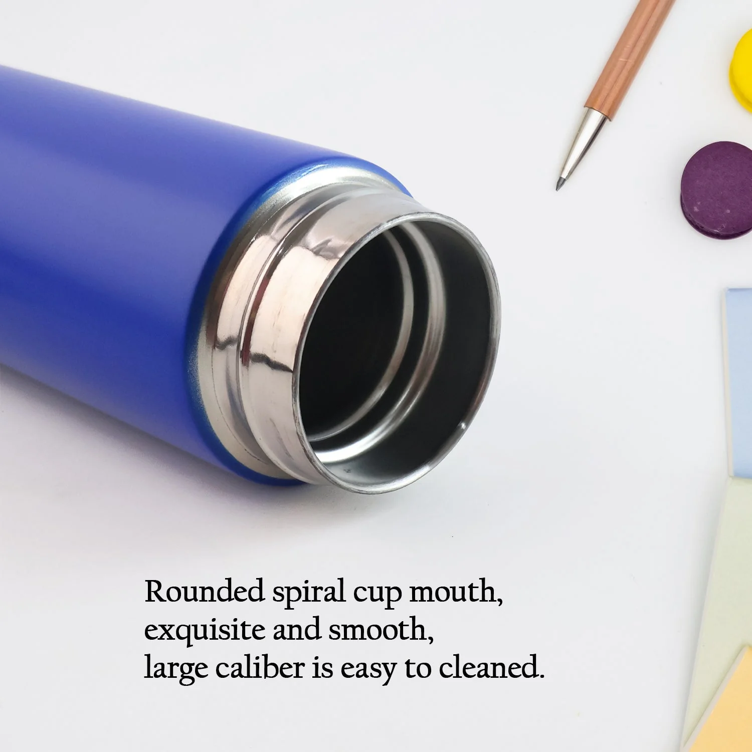 Blue Vacuum Insulated Water Bottle (1 Pc / 500ML) - Image 6