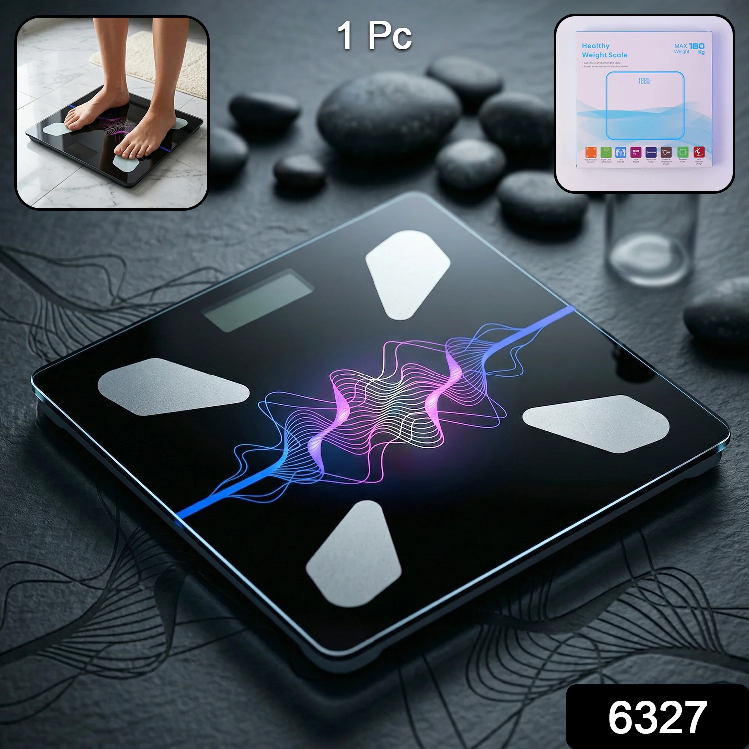 Digital Body Weight Weighing Scale with LCD Display (1 Pc) - Image 2