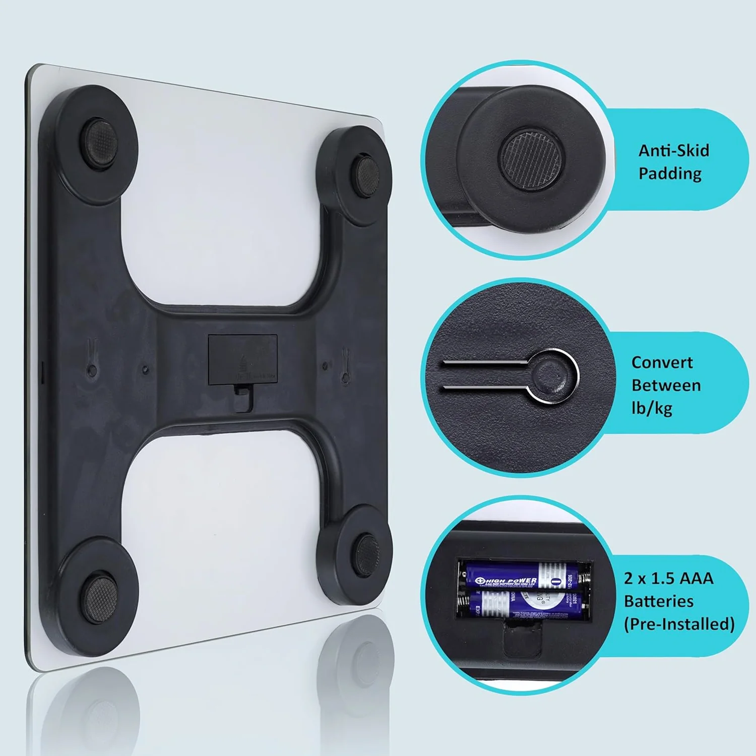 Digital Body Weight Weighing Scale with LCD Display (1 Pc) - Image 7