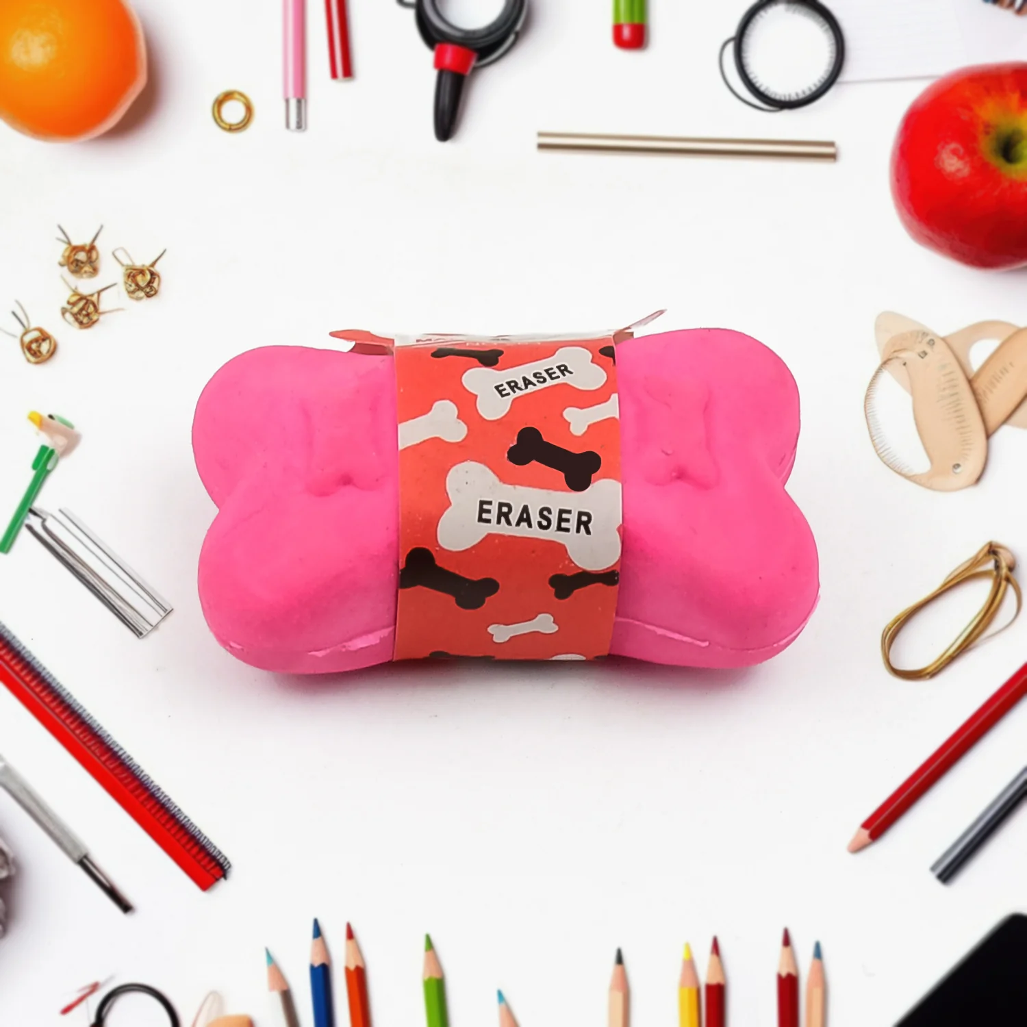 B Grade Bone Erasers Cartoon Eraser (1 Pc / Mix Colour) - Image 4