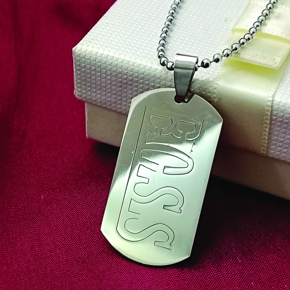 Boss Chain Pendant For Men - Image 4